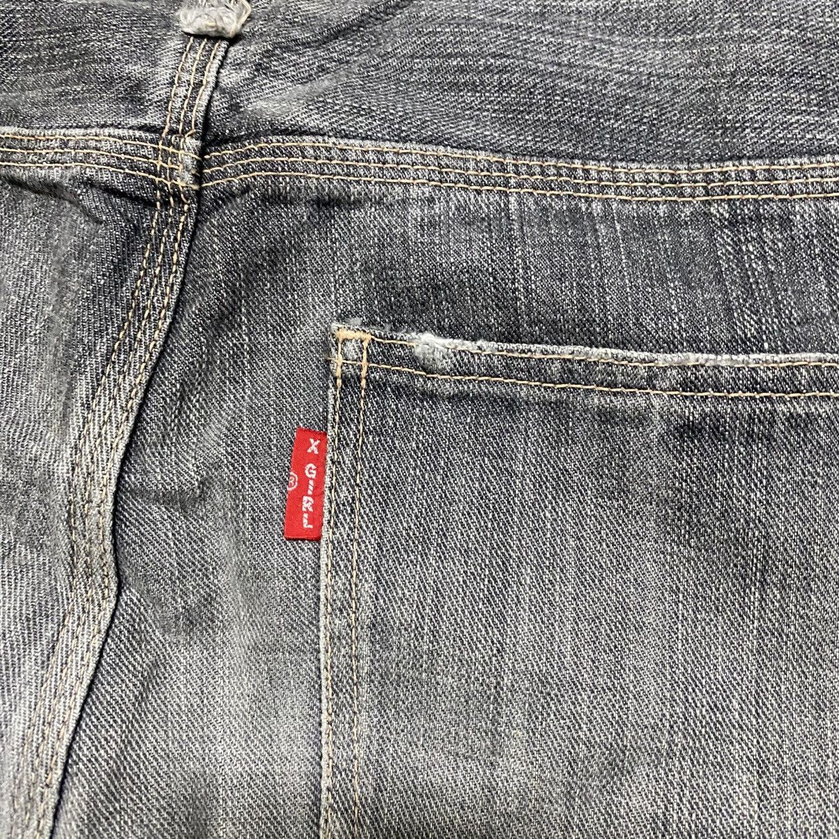 Hysteric Glamour Vintage X-Girl Distressed Denim Faded Black Jeans Size US 30 / EU 46 - 19 Thumbnail