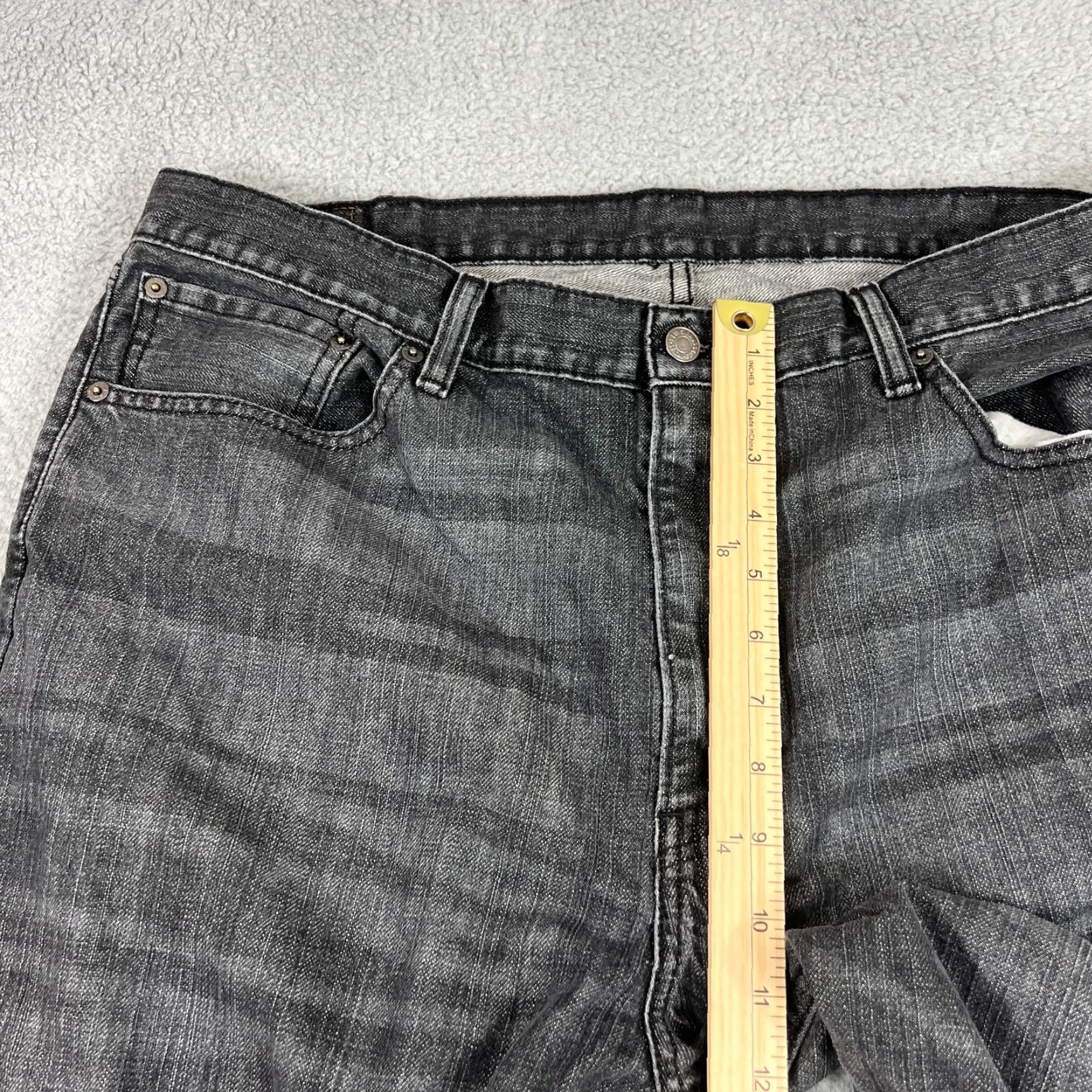 Denime VINTAGE Levis 505 Jeans Men 40x32 Straight Fit Dark Denim Casual Regular Fit Size US 40 / EU 56 - 4 Thumbnail