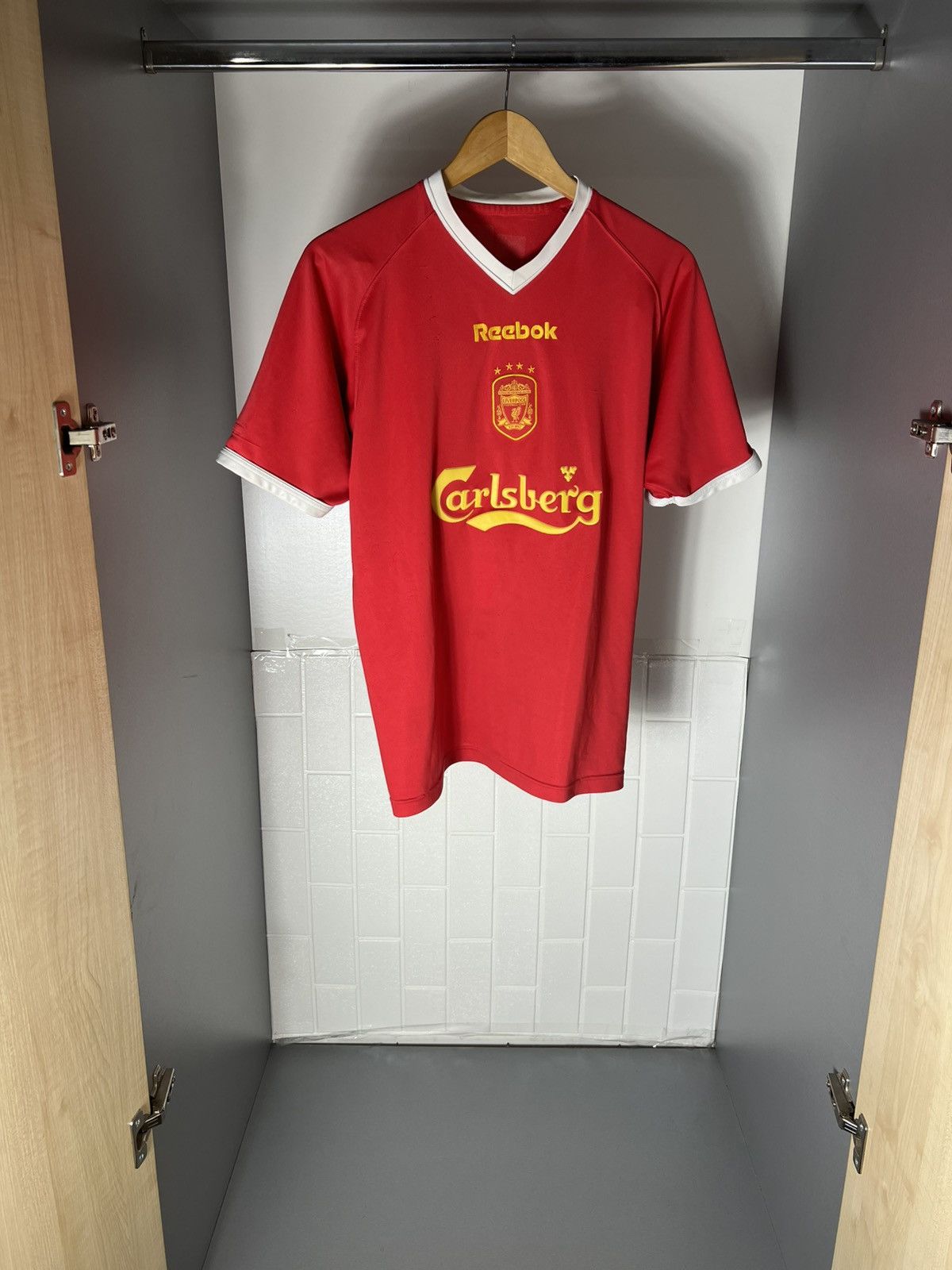 Reebok VINTAGE REEBOK FC LIVERPOOL ENGLAND SOCCER JERSEY RETRO 90s Size US M / EU 48-50 / 2 - 2 Thumbnail