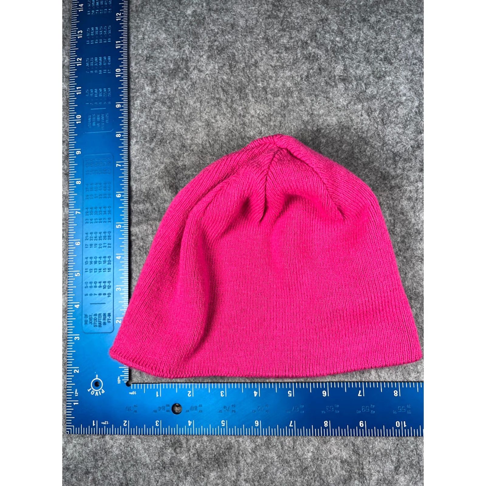 Vintage Gerry Beanie Toque Adult One Size Pink Gray Stripe Knit Acrylic Blend Ski Camp Hat/Beanie Unisex Adults Winter Outdoor Casual Travel Mens Womens Size ONE SIZE - 5 Thumbnail
