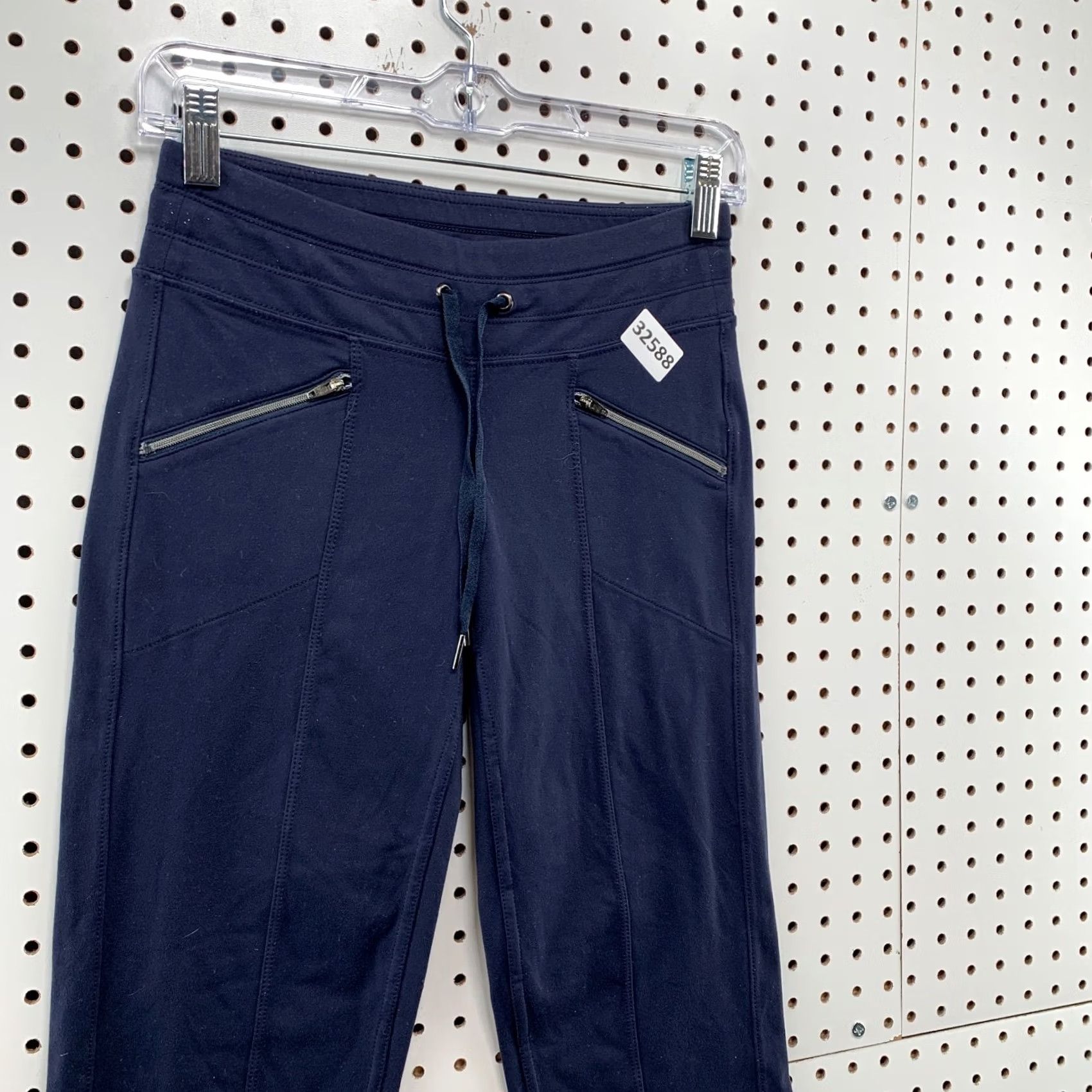 Athleta ATHLETA Womens Joggers Lounge Pants Blue XXS Drawstring Ankle Slouch 25x23 Size 24" / US 00 / IT 34 - 3 Thumbnail