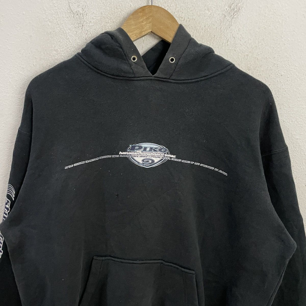 Japanese Brand Vintage Piko Hawaiian Longboard Hoodies Size US XL / EU 56 / 4 - 10 Thumbnail