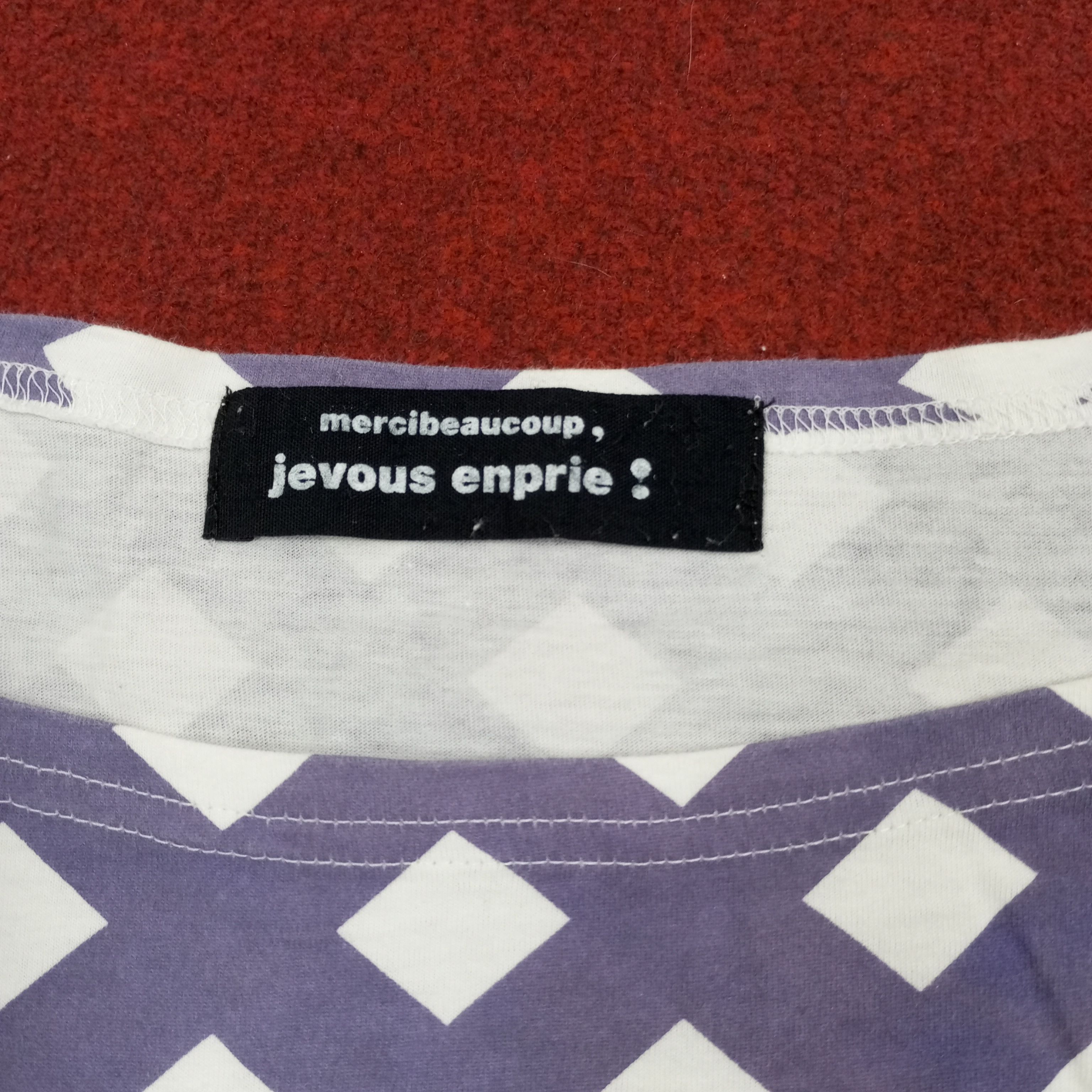 Issey Miyake Mercibeaucoup Jevous Enprie Japanese Designer Brand Tshirt Size XXL / US 16-18 / IT 52-54 - 5 Thumbnail