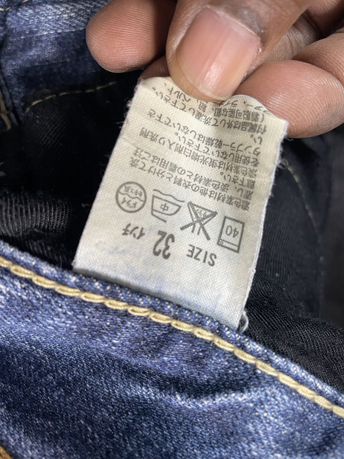 Levi's Levis Paint Splatter Flair Cutting Very Rare Jeans Size US 32 / EU 48 - 9 Thumbnail