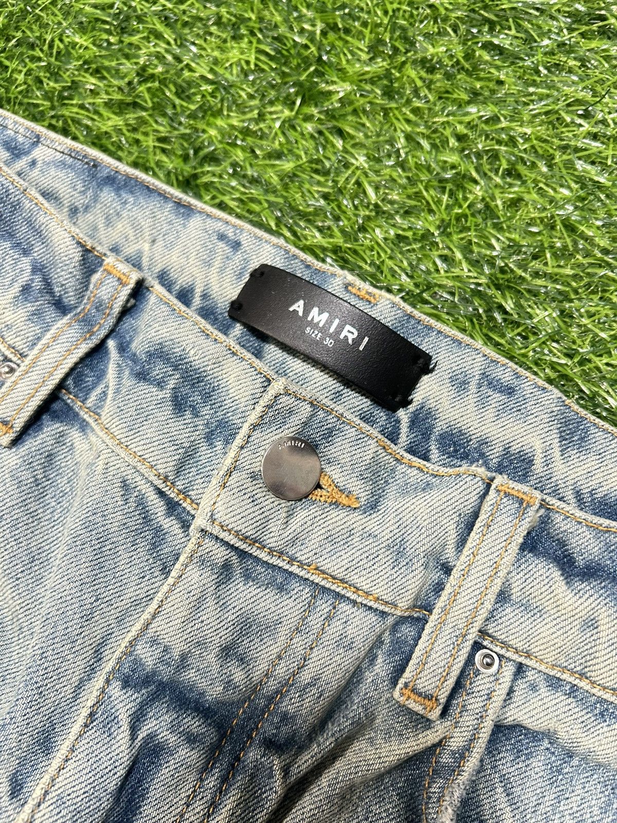Amiri Amari Bruised Relax Jeans Size 30 Size US 30 / EU 46 - 3 Thumbnail
