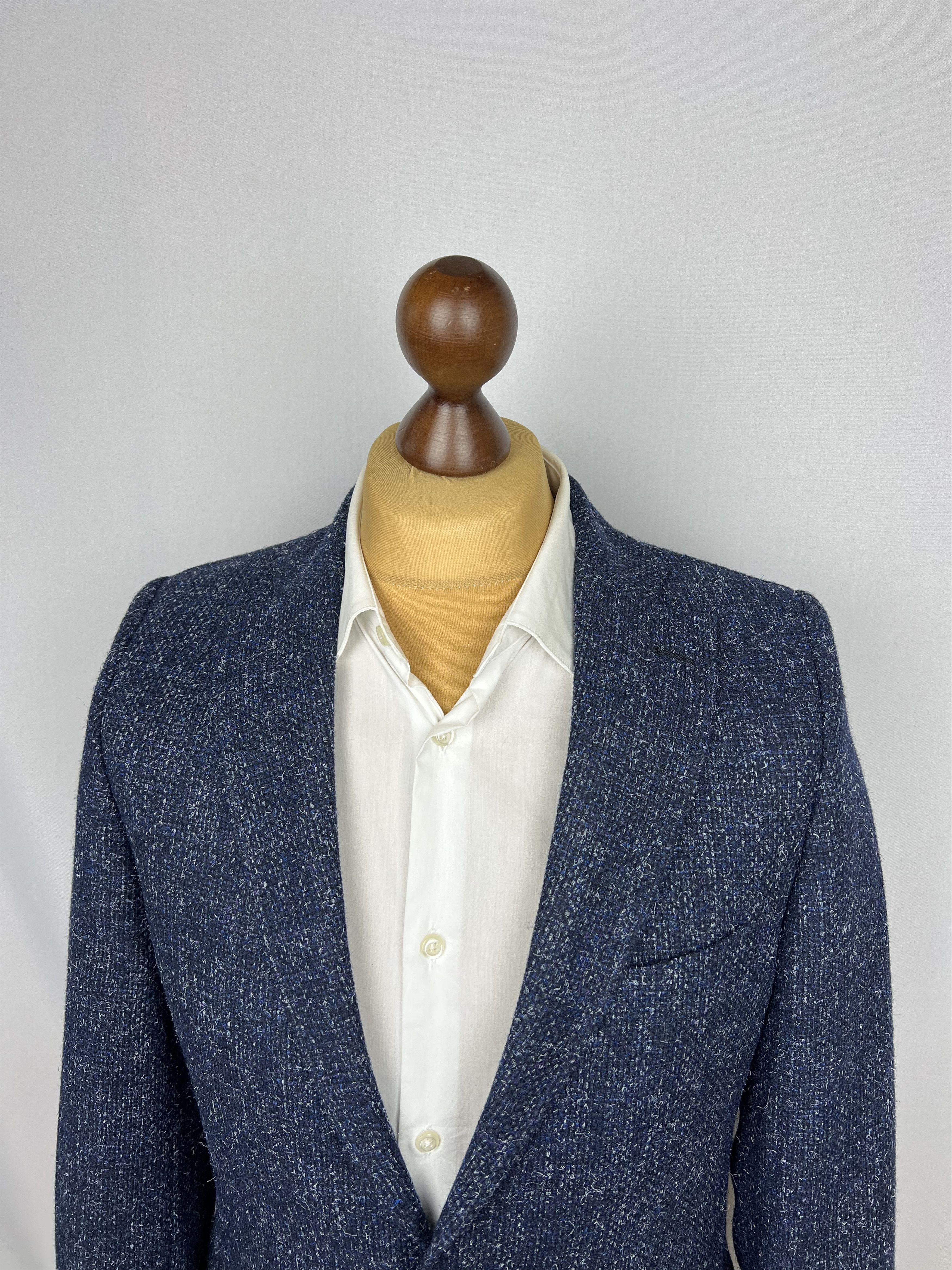 Italic ATERLIER TORINO x Marlane Textured Wool Blend Sport Coat Size 38R - 5 Thumbnail
