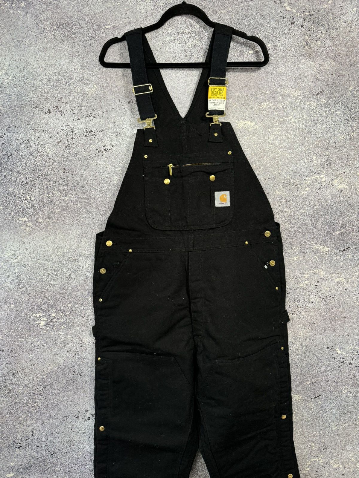 Carhartt NWT Carhartt double knee overall Black fit 42x30 Size US 42 / EU 58 - 1 Thumbnail