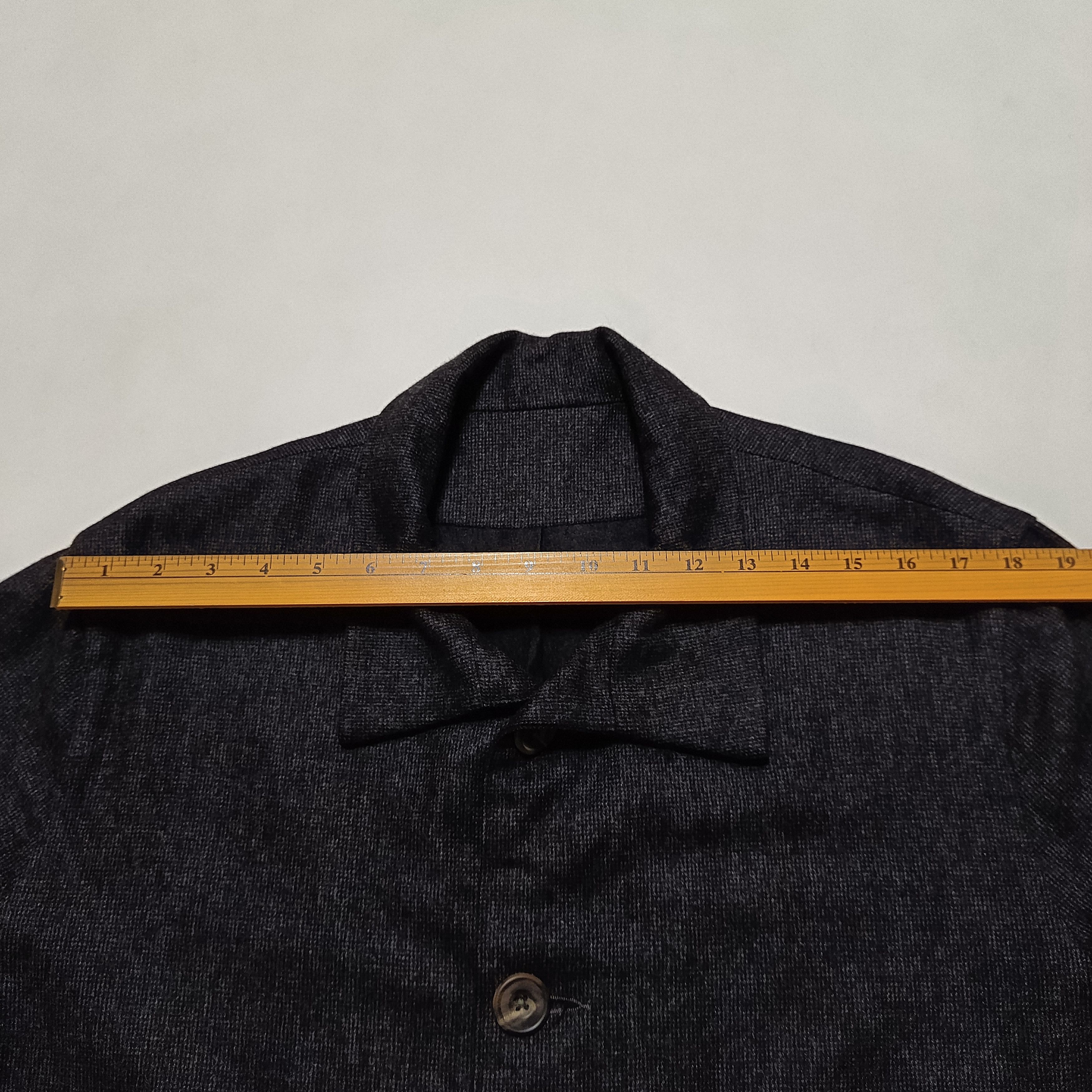 S.E.H. Kelly S.E.H. Kelly Charcoal Black Wool Cashmere Work Jacket Size US M / EU 48-50 / 2 - 8 Thumbnail