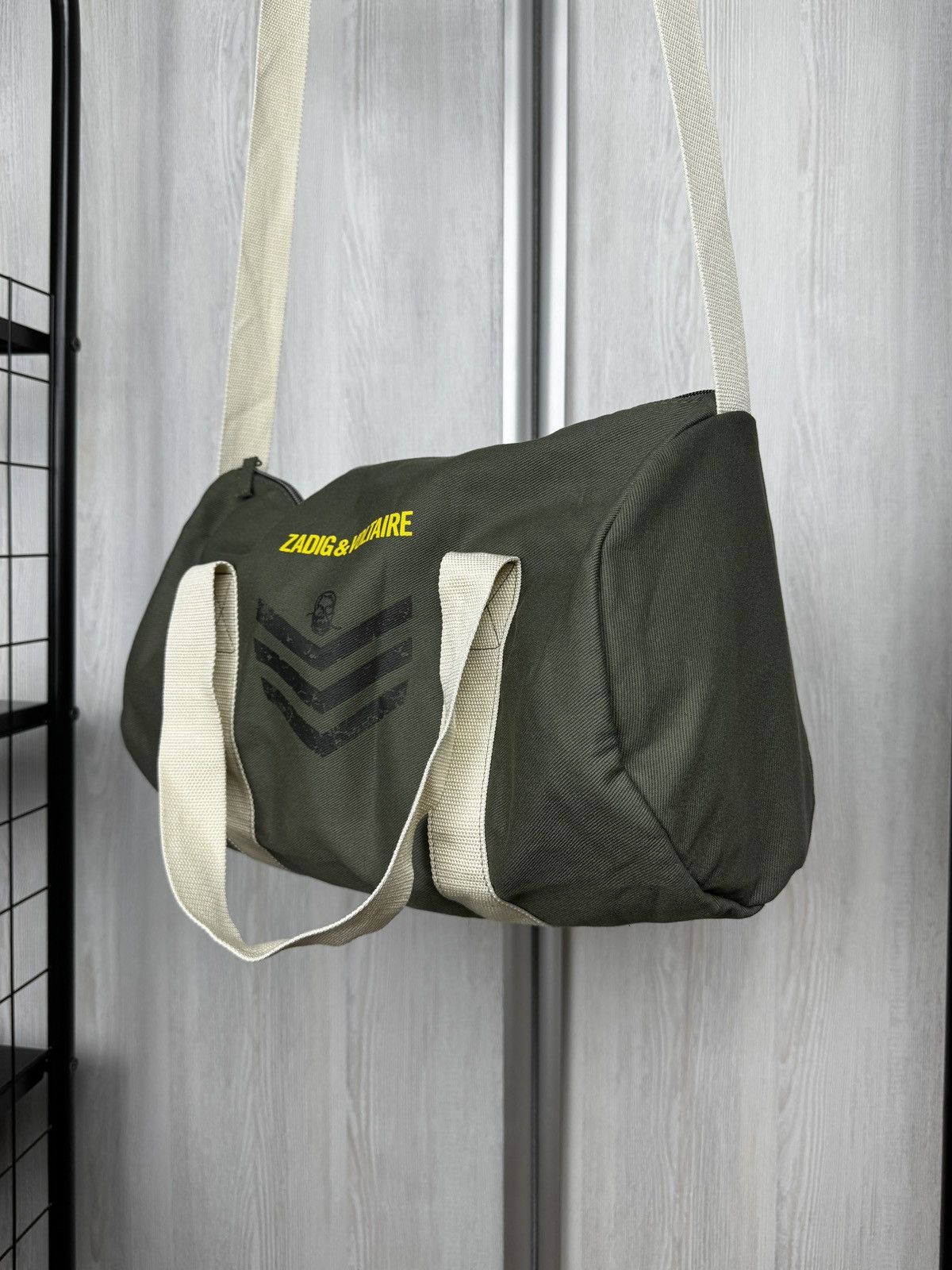 Zadig & Voltaire Zadig & Voltaire khaki green cotton travel bag Size ONE SIZE - 5 Thumbnail