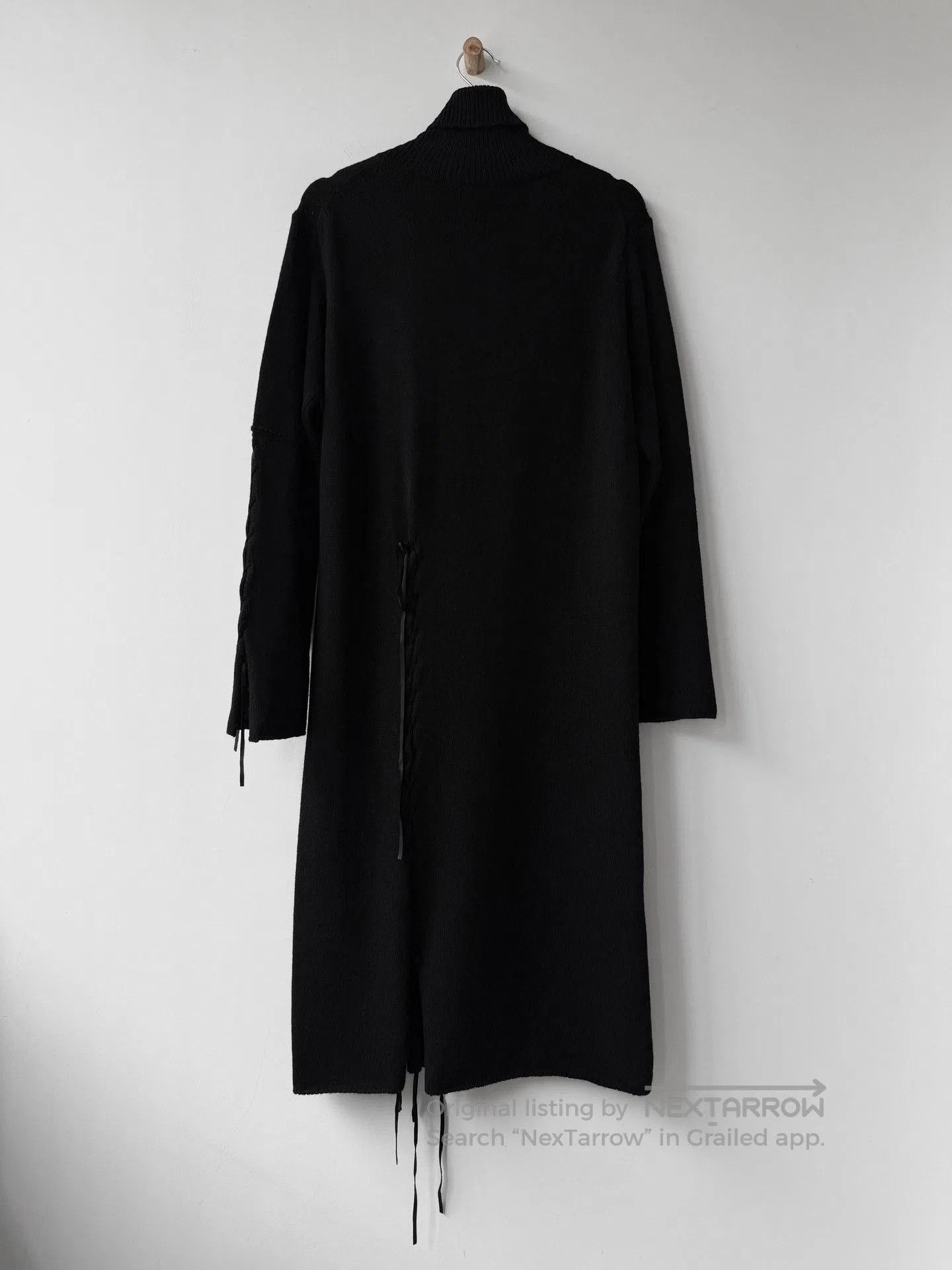 Yohji Yamamoto Yohji Yamamoto 18AW Leather Cord Sweater. Size M / US 6-8 / IT 42-44 - 2 Thumbnail
