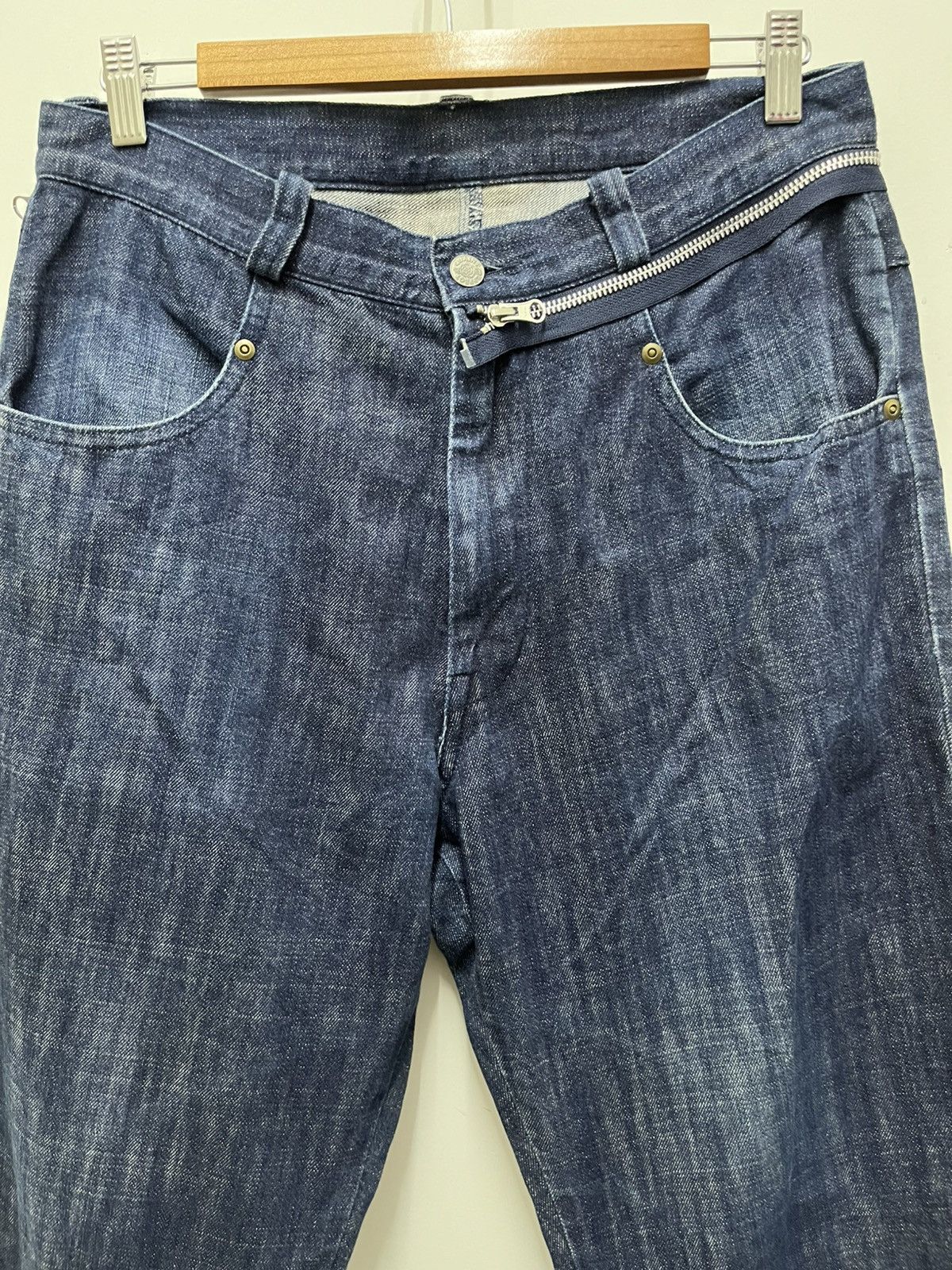 Japanese Brand Quaint Effect Soffa by Natural and Rythme Japan Denim Pants Size US 31 - 3 Thumbnail