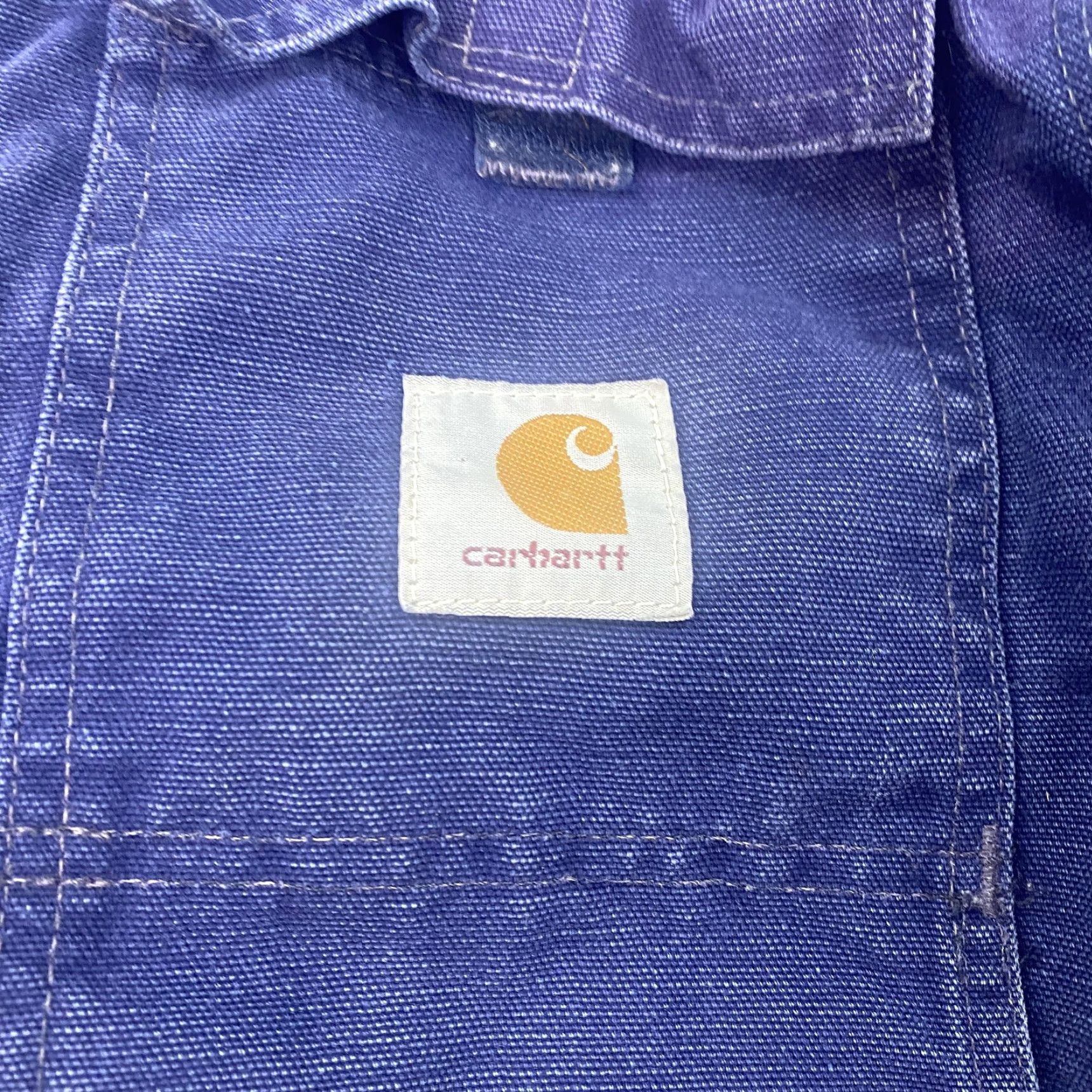 Carhartt VINTAGE Carhartt Jacket Mens Large 42 Indigo Canvas Quilted Workwear 90s Size US XS / EU 42 / 0 - 4 Thumbnail