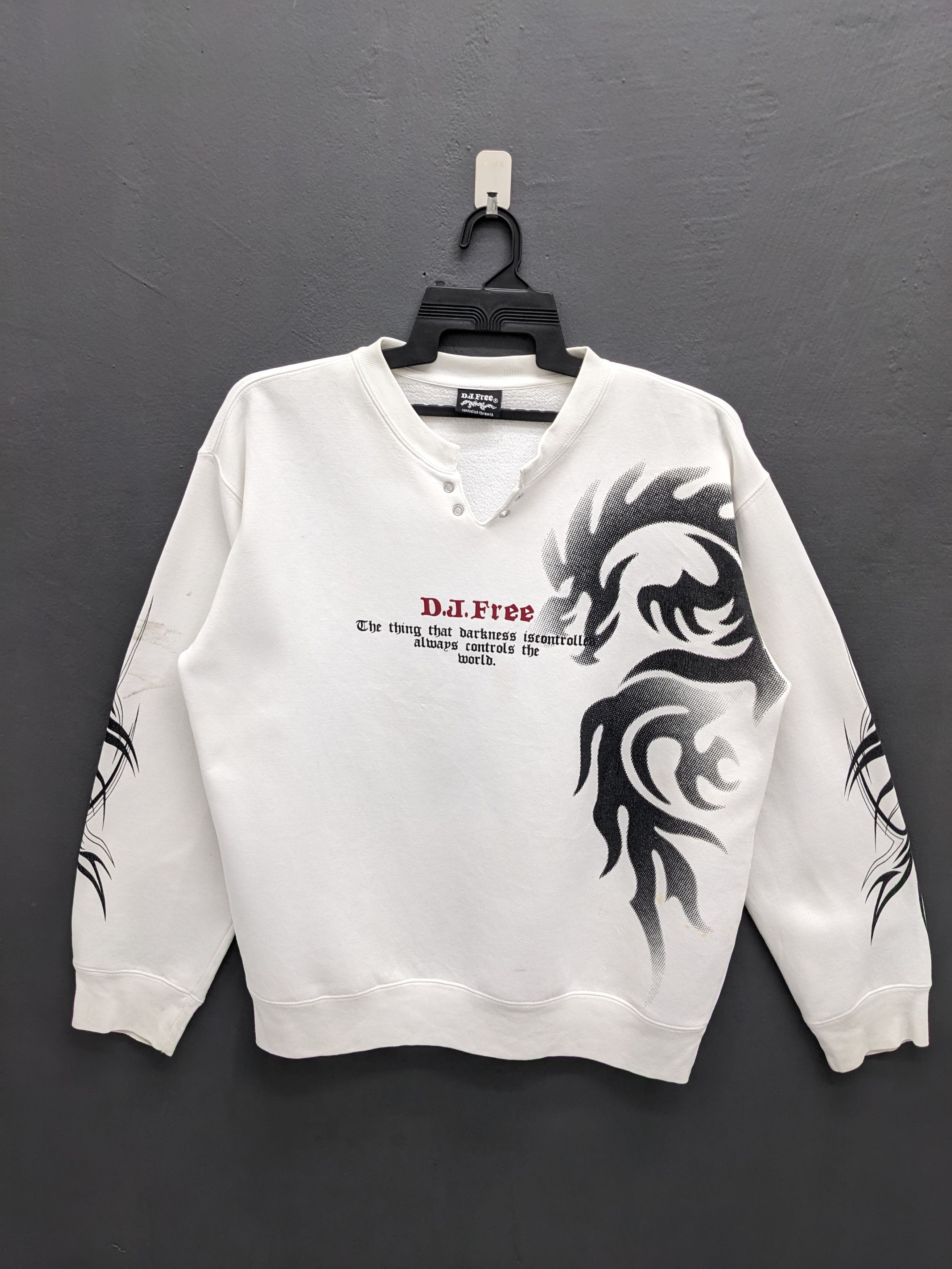 Designer × Japanese Brand JAPANESE DESIGNER Y2K WILD POEMS GOTHIC PUNK D.J. FREE Size US XL / EU 56 / 4 - 2 Thumbnail