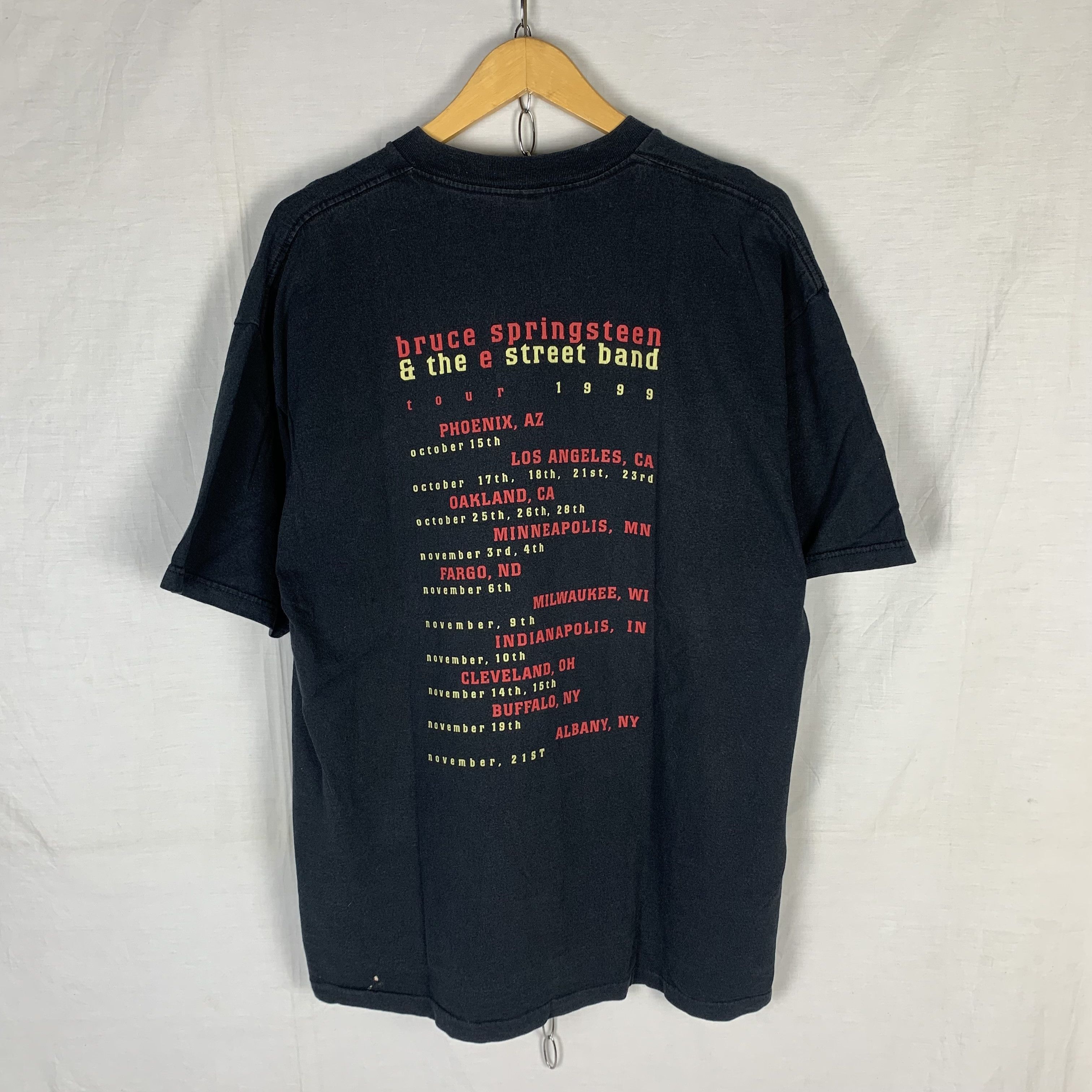 Band Tees Vintage Bruce Springsteen Tour 1999 Band Tshirt Size US XL / EU 56 / 4 - 4 Thumbnail