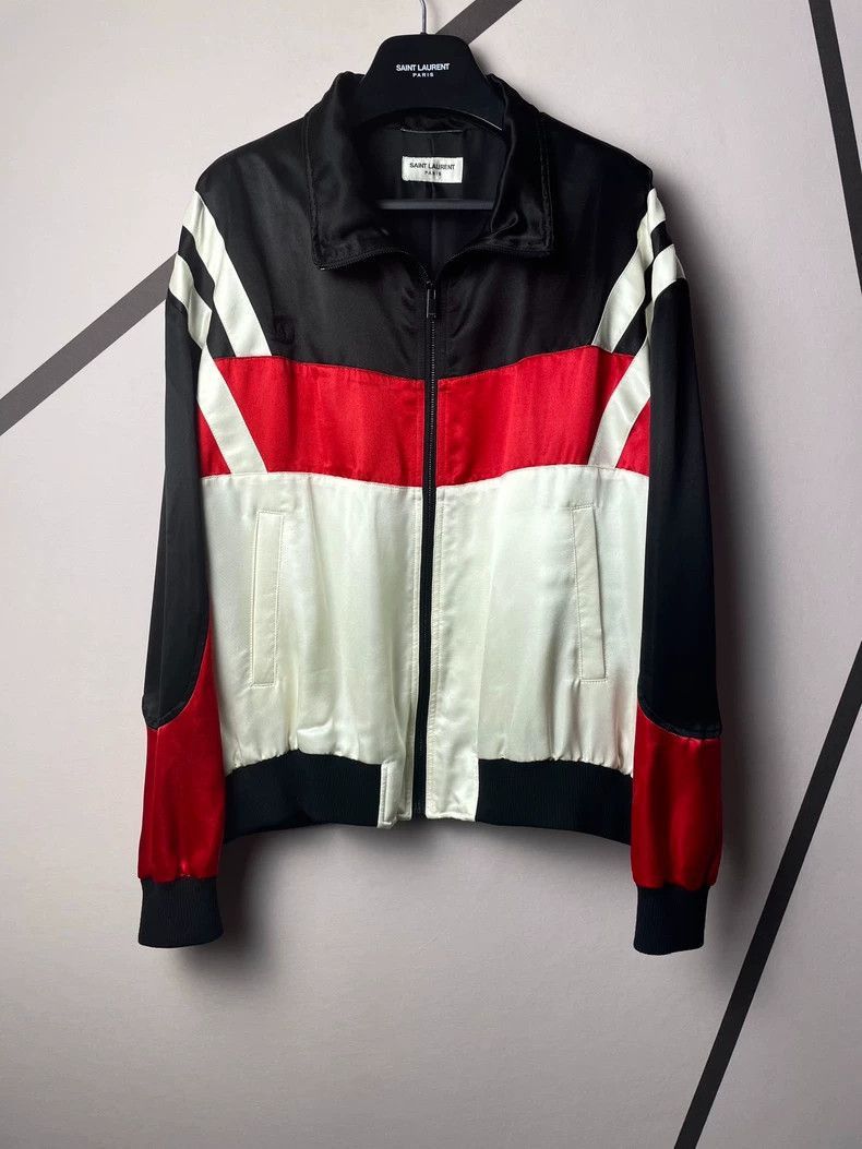 Saint Laurent Paris Saint Laurent Paris Color blocked velvet jacket-2506 Size US M / EU 48-50 / 2 - 2 Thumbnail
