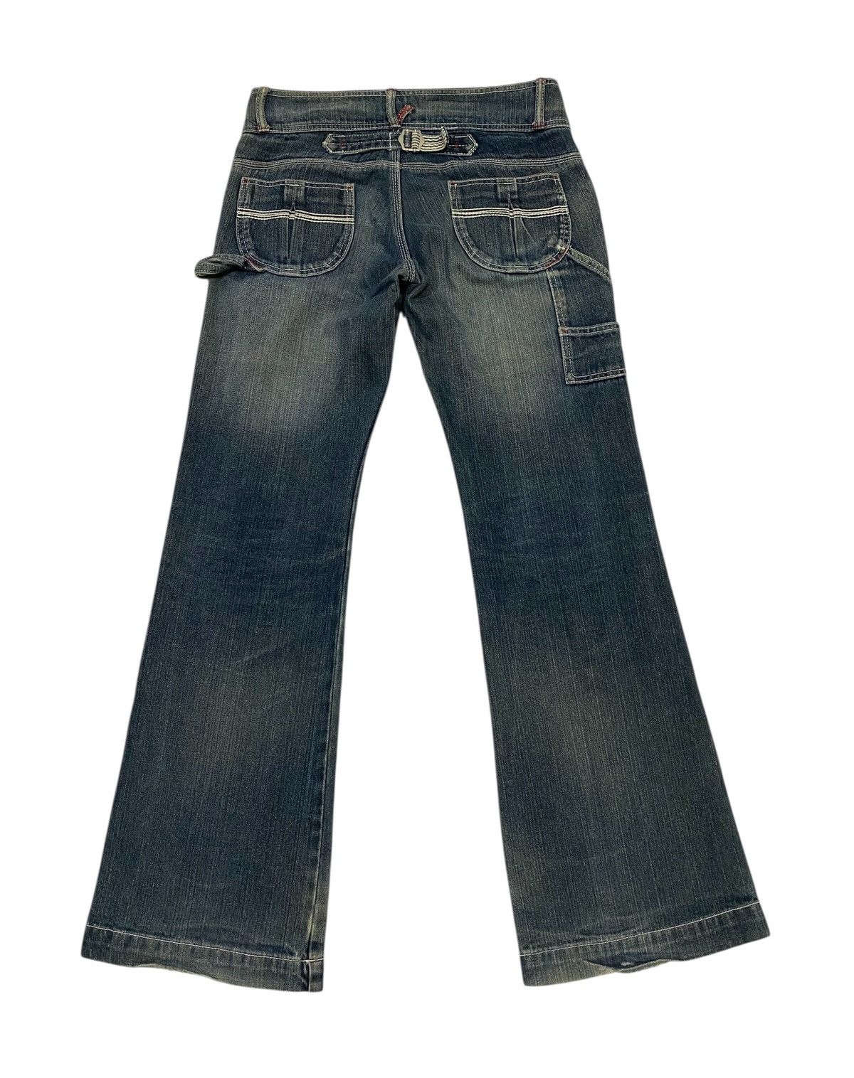 Japanese Brand Japanese Brand X queens pop flare jeans Size US 32 / EU 48 - 2 Thumbnail