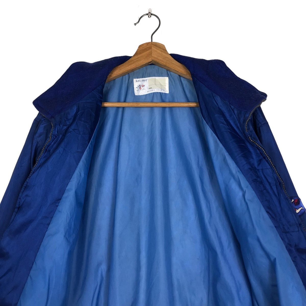 Japanese Brand 🔥Vintage Bomber Jacket Descente Sagawa Japan Big Logo Size US L / EU 52-54 / 3 - 14 Thumbnail