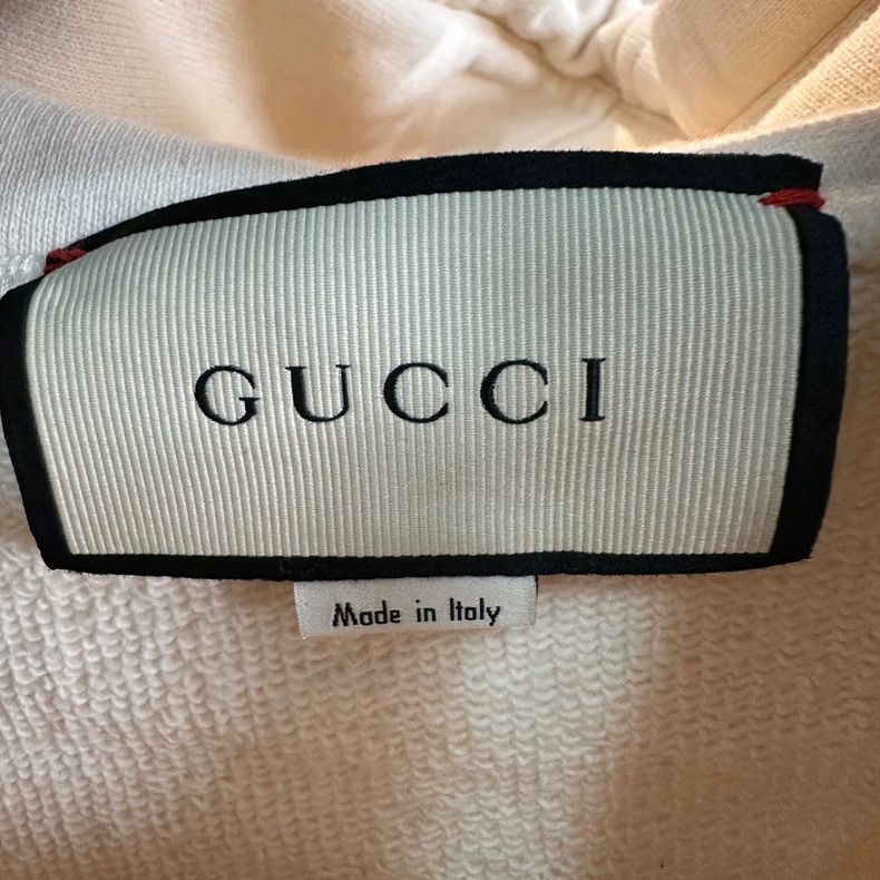 Gucci Gucci Beige logo strawberry hoodie jacket sweatshirt 2501-N Size US M / EU 48-50 / 2 - 3 Thumbnail
