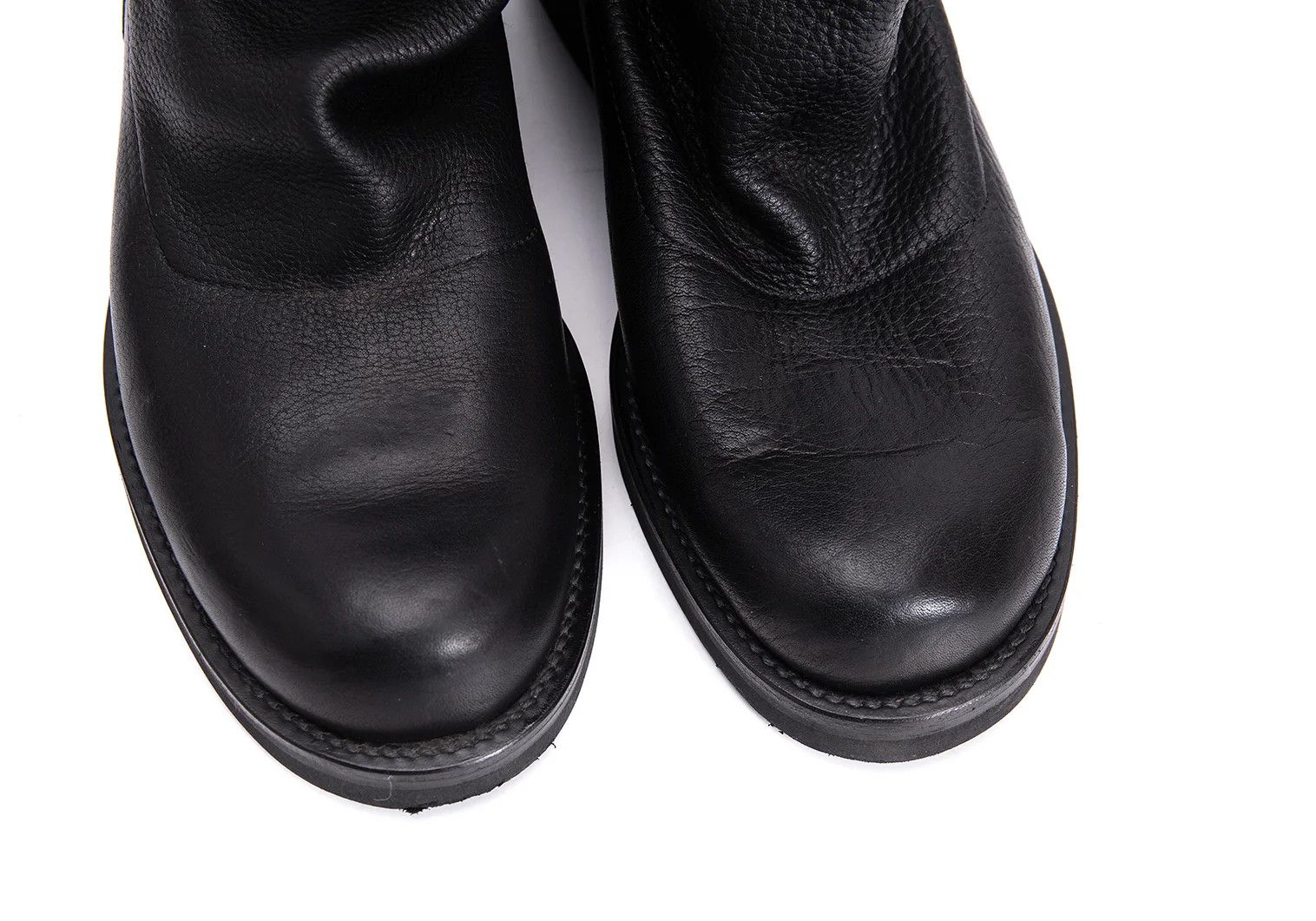Yohji Yamamoto Yohji Yamamoto Leather Long Boots Black 26cm Size US 9 / EU 42 - 4 Thumbnail