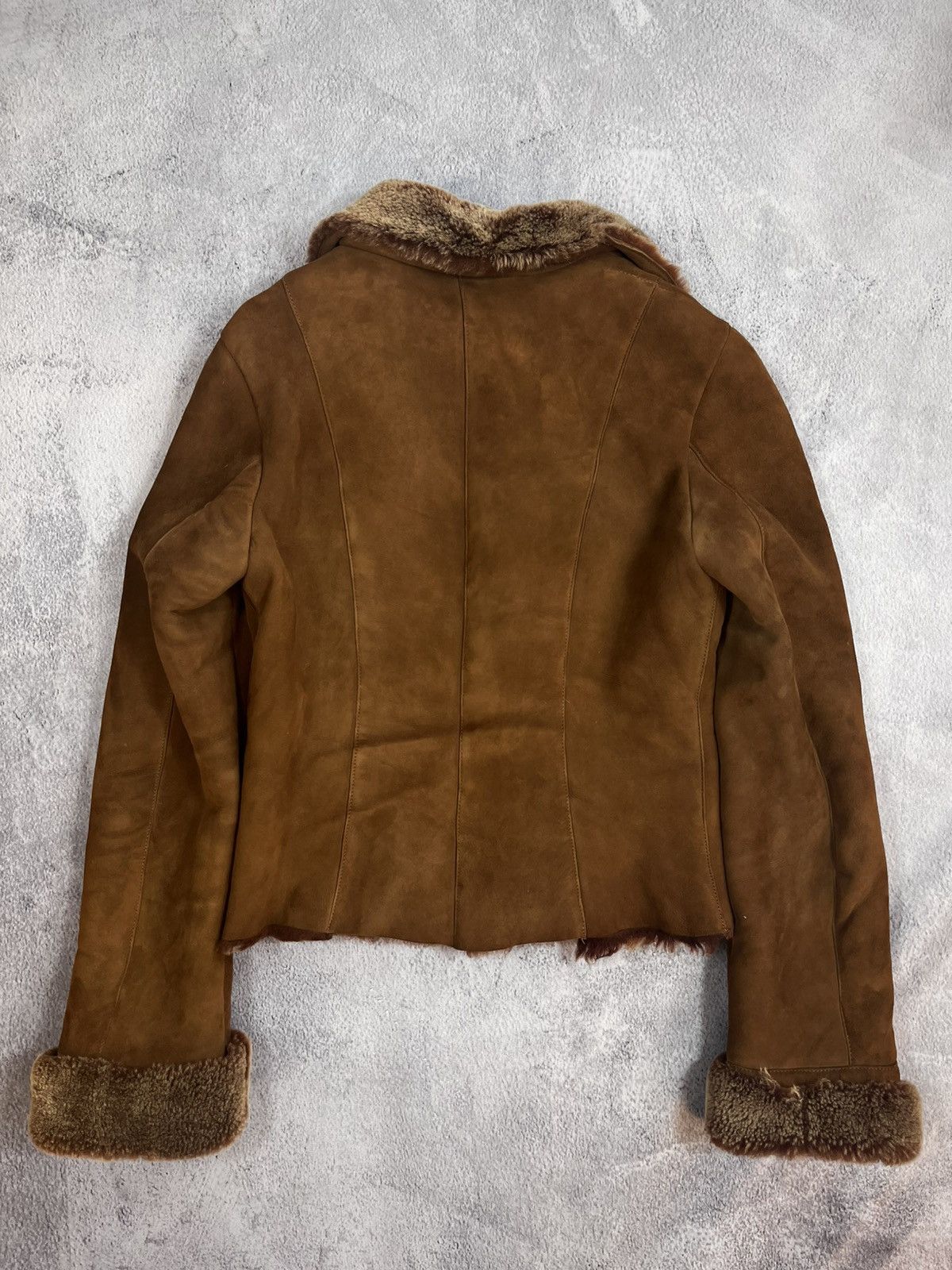 Other Vintage Y2K leather fur sheepskin coat jacket old money Size XS / US 0-2 / IT 36-38 - 8 Thumbnail