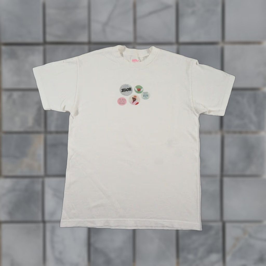 Golf Wang VINTAGE Golf Wang T-Shirt Men Medium White Logo Short Sleeve Crew Neck All Seasons Hip Hop Rap Size US M / EU 48-50 / 2 - 1 Thumbnail