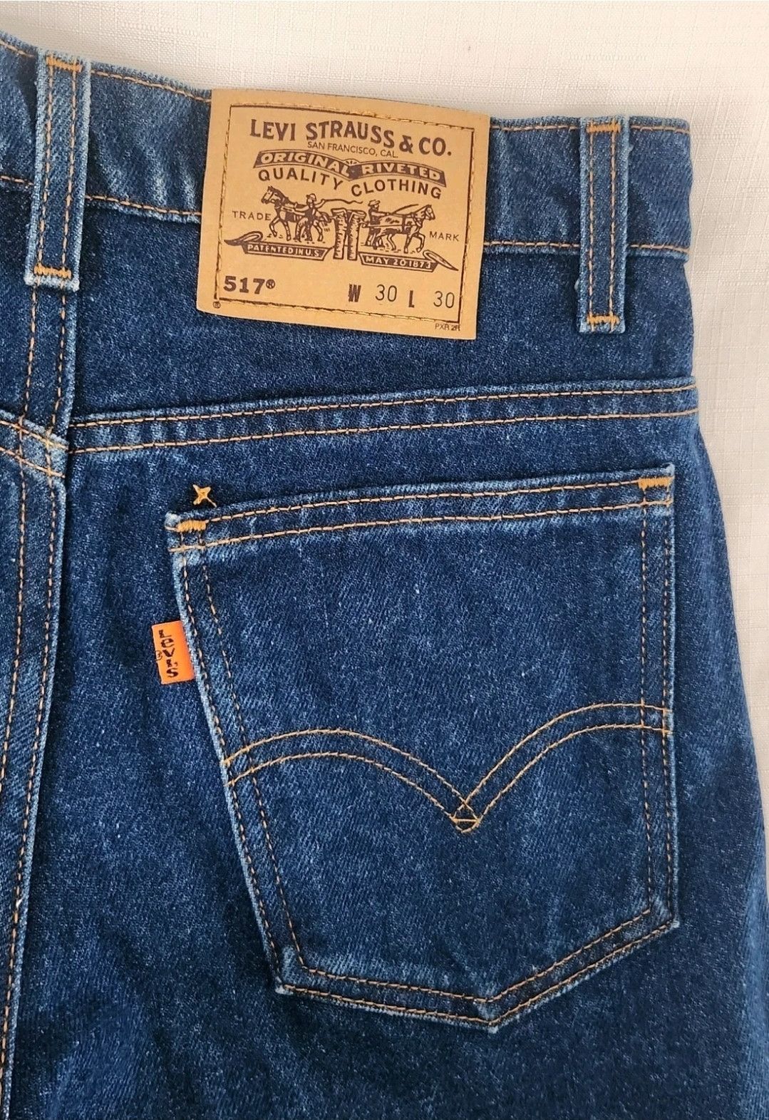 Levi's Levi's True Vintage Orange Tab USA Made Denim Blue VTG 517 Size US 30 / EU 46 - 15 Thumbnail