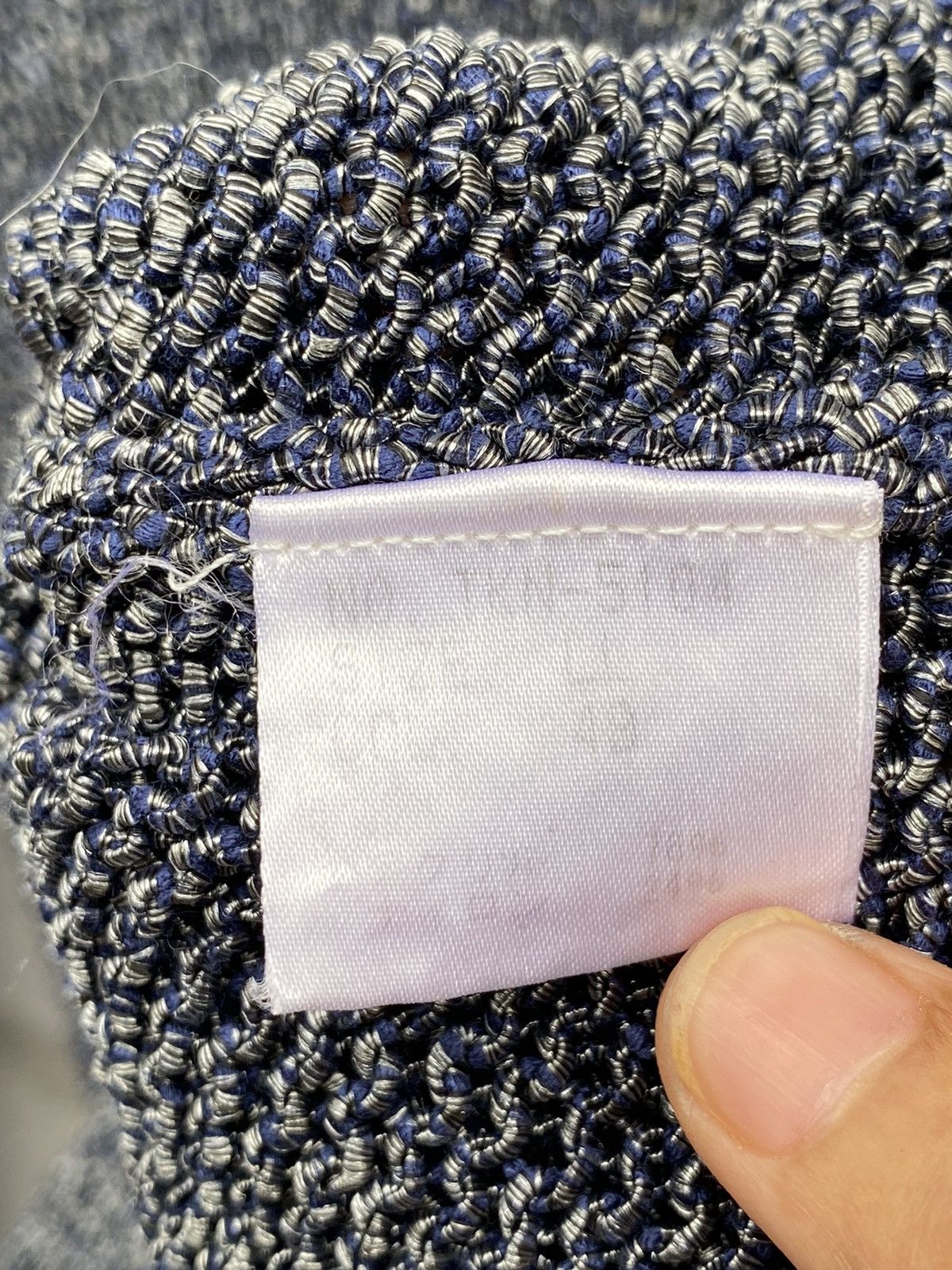 Tornado Mart Tornado Mart Cable Stitch/Fish Net Metal Blue Hooded Size US L / EU 52-54 / 3 - 12 Thumbnail
