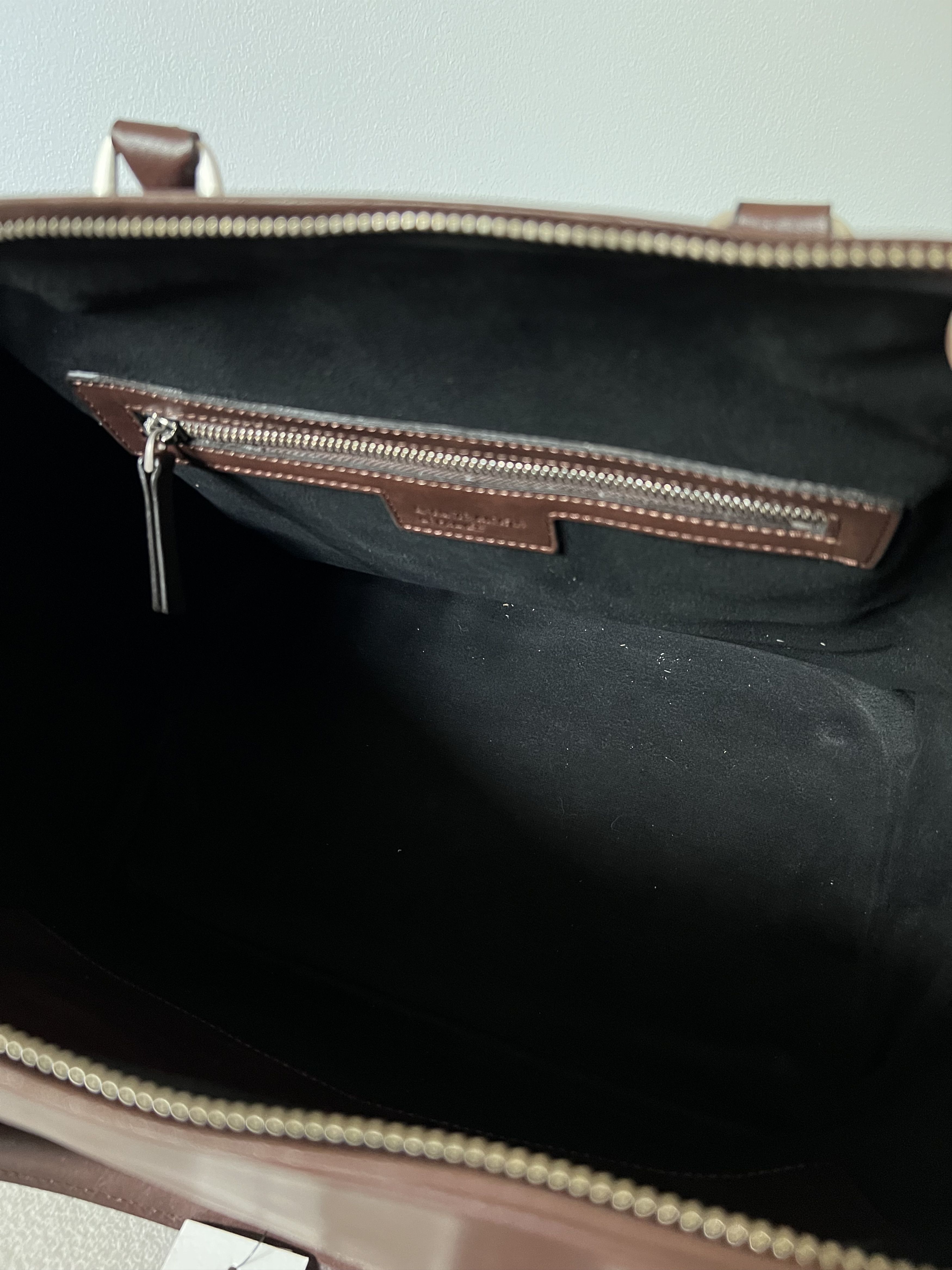 Enfants Riches Deprimes Enfants Riches Deprimes Leather Bowling Bag in Cognac Brown Size ONE SIZE - 12 Thumbnail