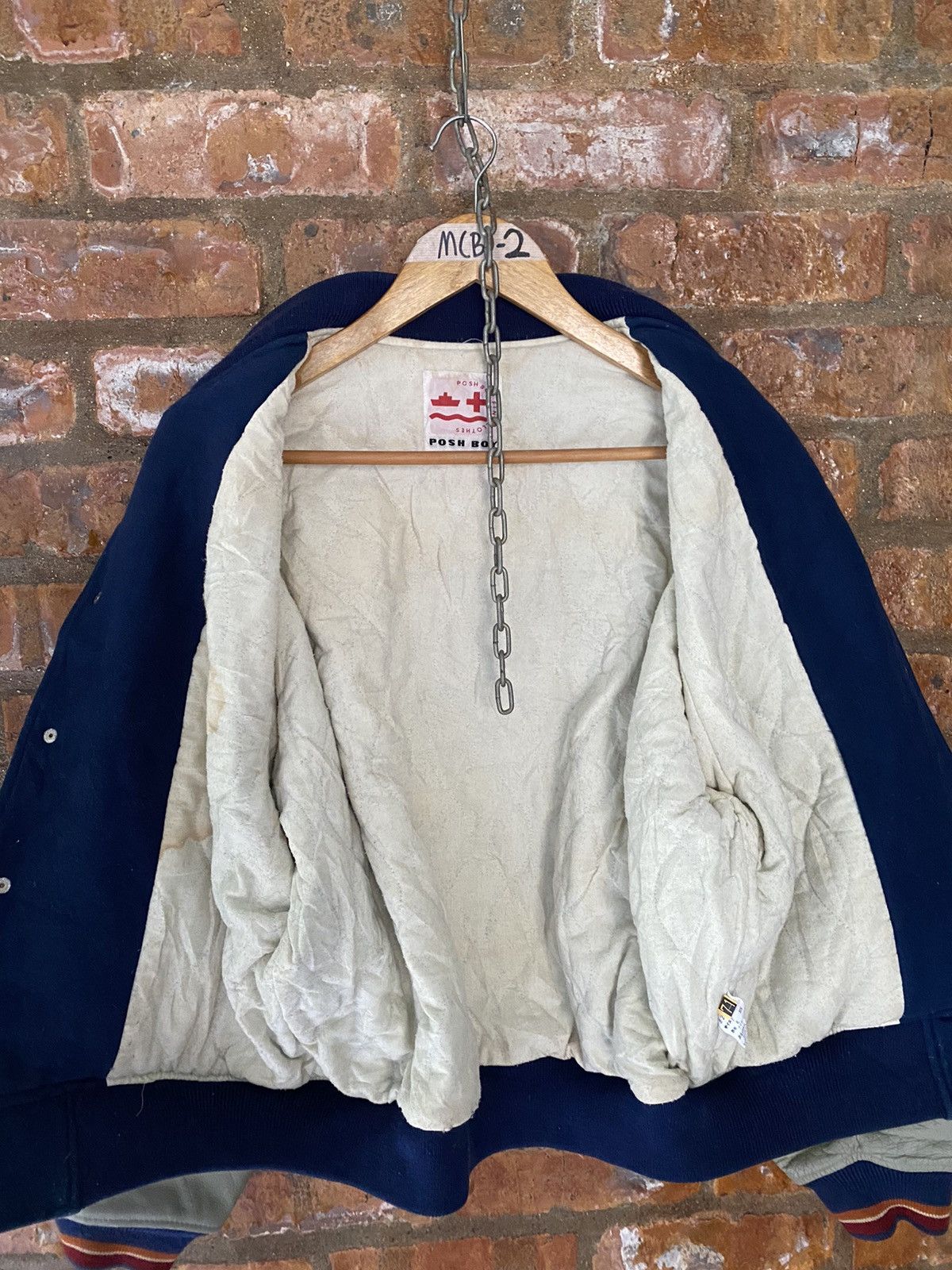 Swagger 1990s POSH BOY leather man Varsity Jacket Size US M / EU 48-50 / 2 - 13 Thumbnail
