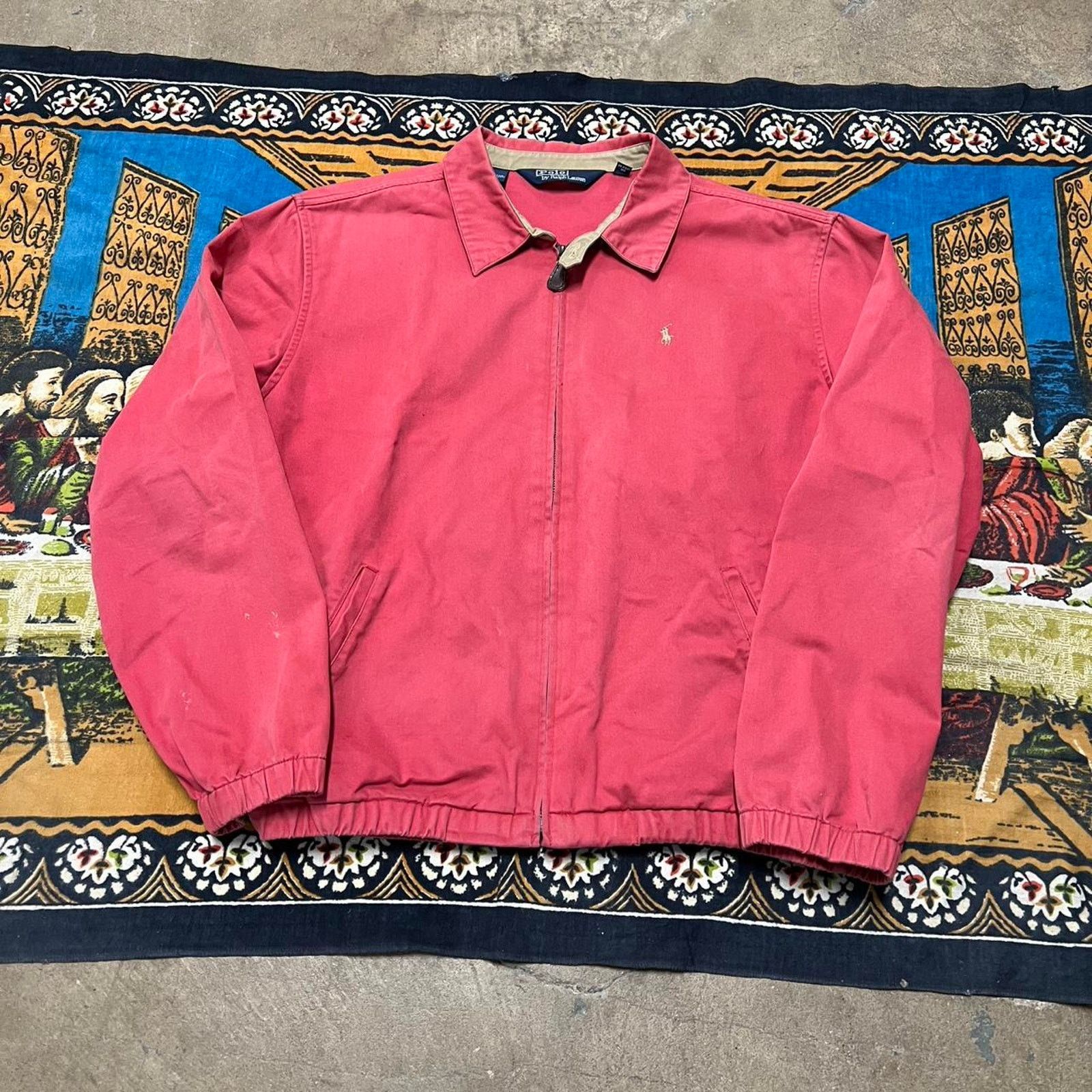 Polo Ralph Lauren Vintage Polo Ralph Lauren jacket size large clay pink cream Size US L / EU 52-54 / 3 - 5 Thumbnail