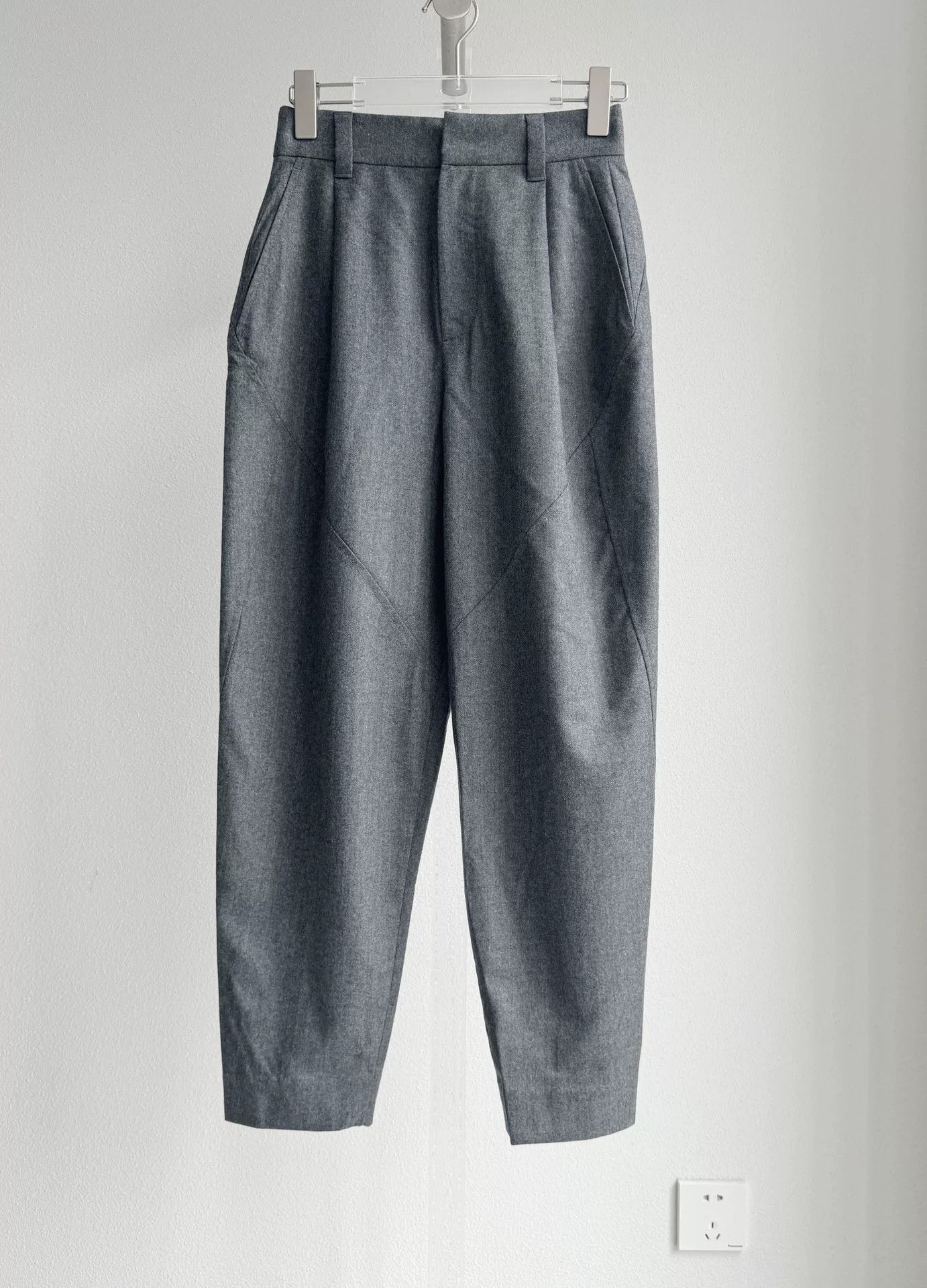 Brunello Cucinelli Brunello Cucinelli Women's Wool Trousers Size 38" / US 16 / IT 52 - 1 Thumbnail