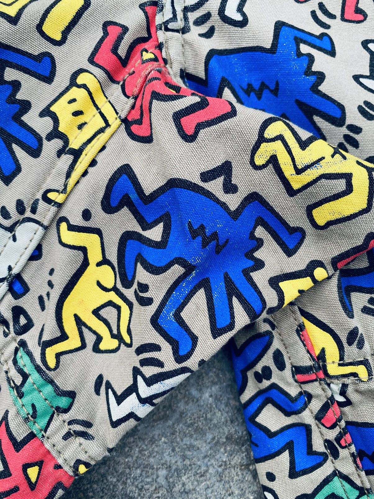Keith Haring Vintage Y2k Gramicci Keith Haring Pop Art Jorts Pants Size US 30 / EU 46 - 10 Thumbnail