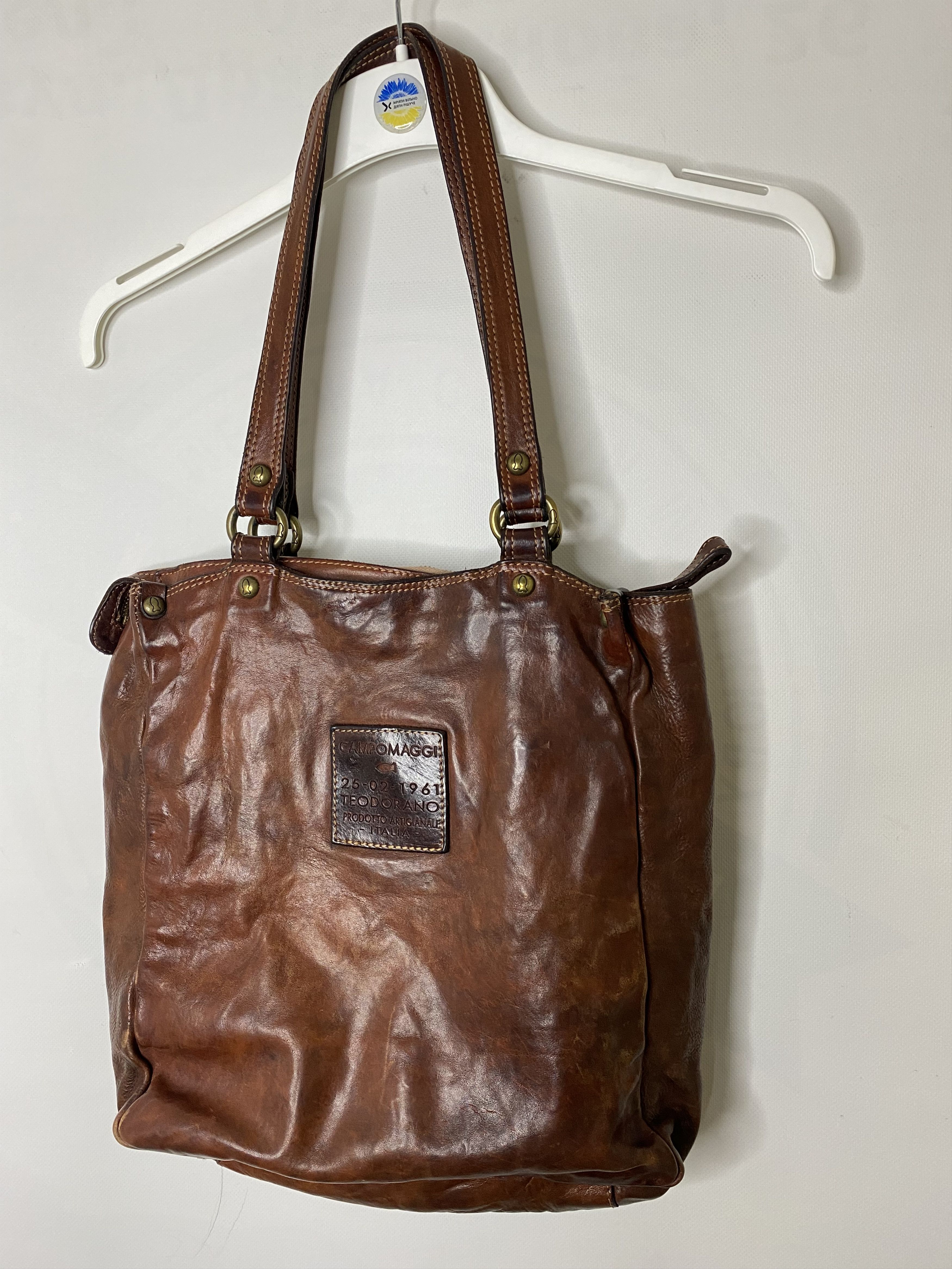 Campomaggi CAMPOMAGGI WOVEN LEATHER BAG IN BROWN ITALIAN LEATHER Size ONE SIZE - 1 Thumbnail