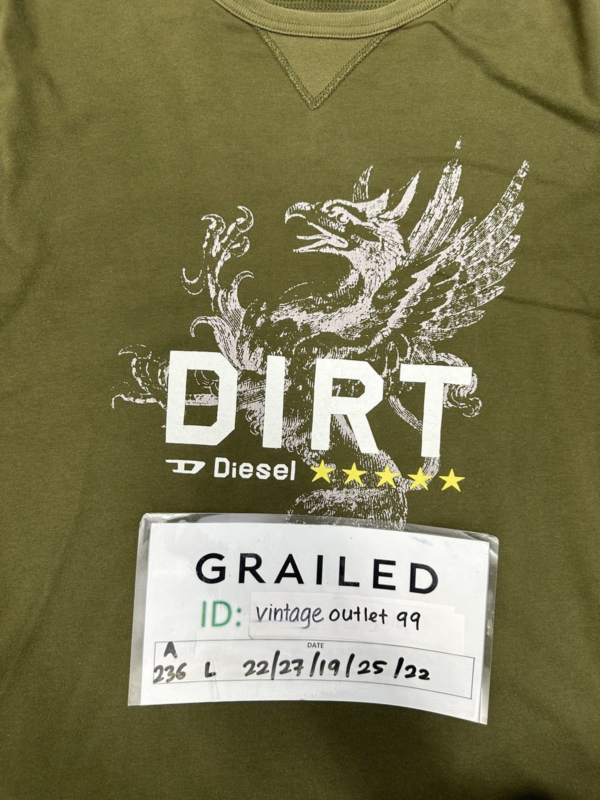 Diesel Diesel DIRT Long Sleeve Shirt A236 Size US M / EU 48-50 / 2 - 12 Thumbnail