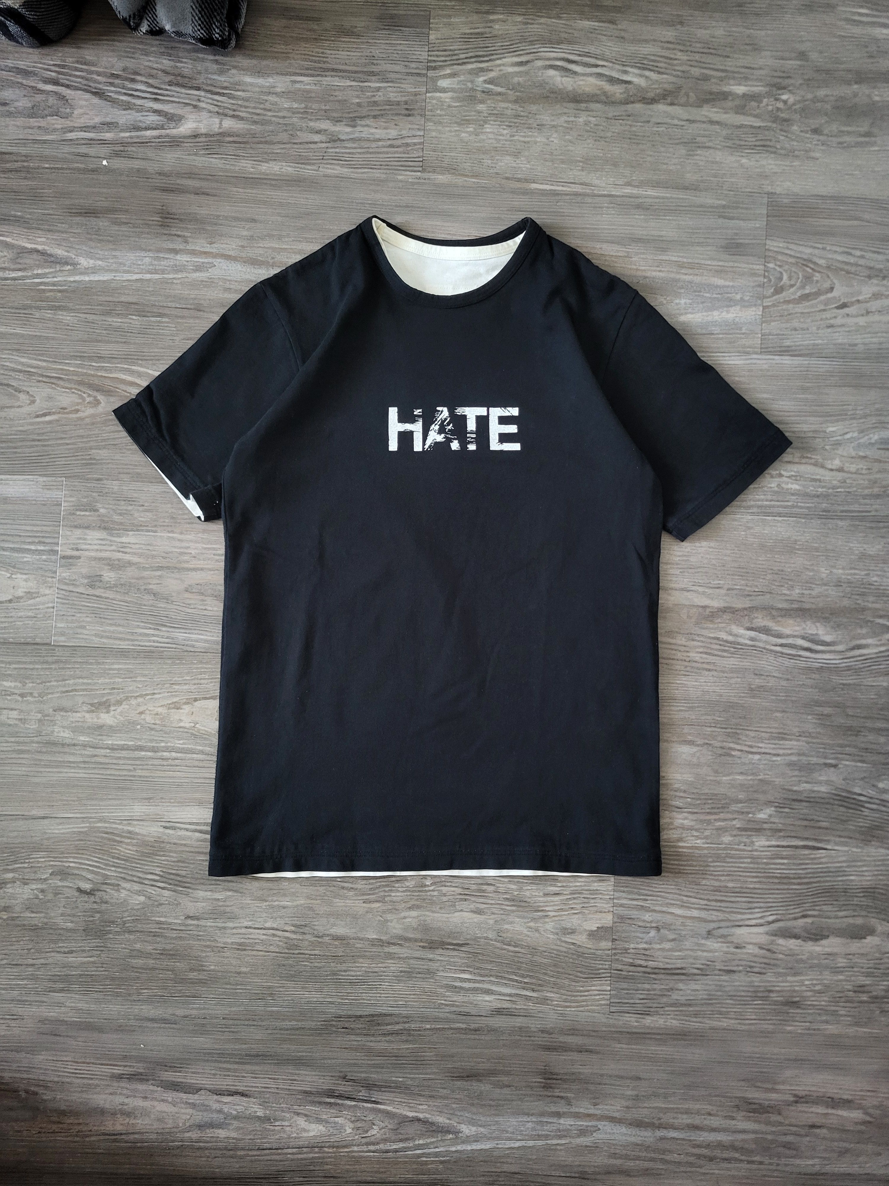 Undercover Undercover AW99 Hate Love Shirt Ambivalence Size US M / EU 48-50 / 2 - 1 Thumbnail