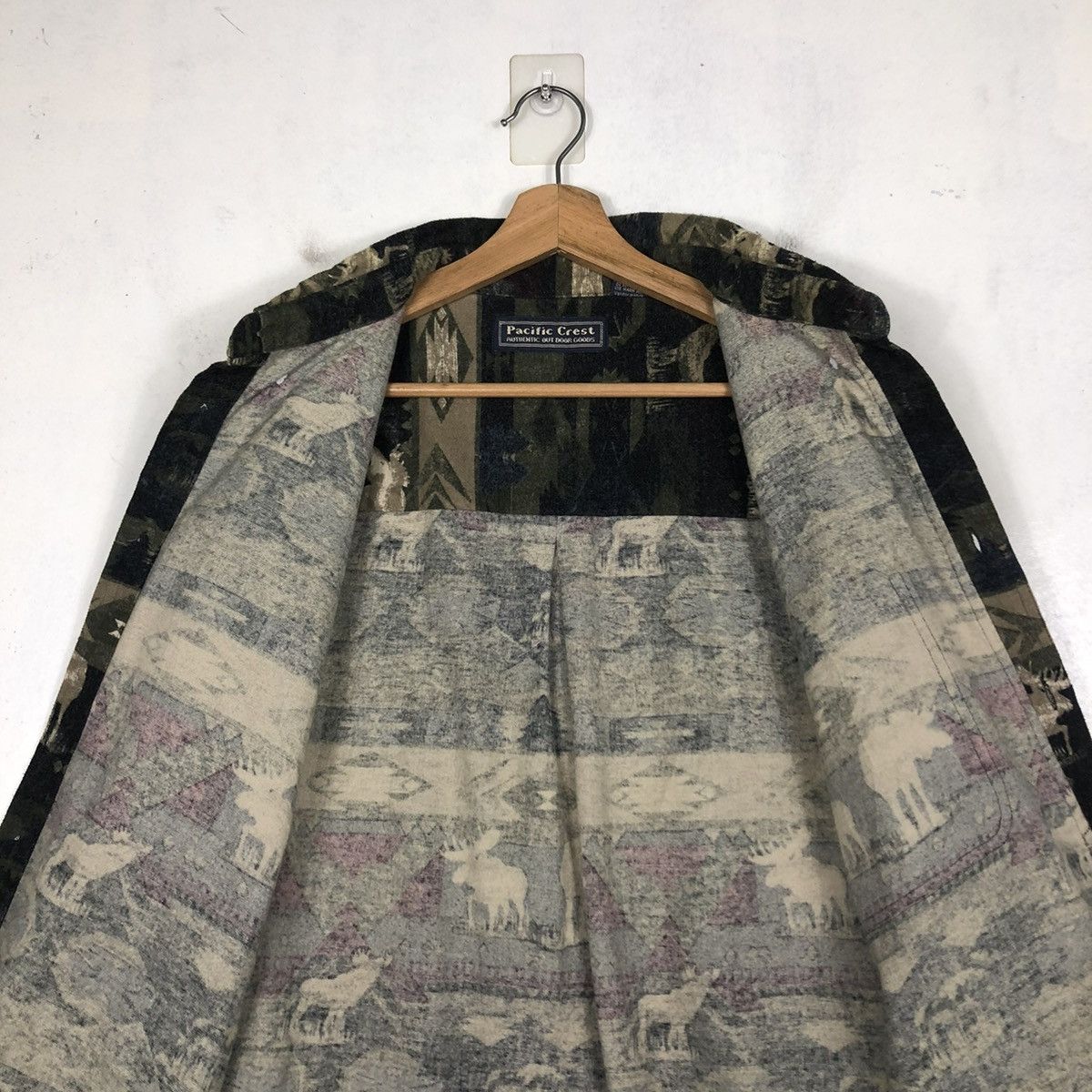 Japanese Brand × Vintage 📌VINTAGE CAMOUFLAGE SHIRT JACKET INDIGO PACIFIC CREST Size US XL / EU 56 / 4 - 15 Thumbnail