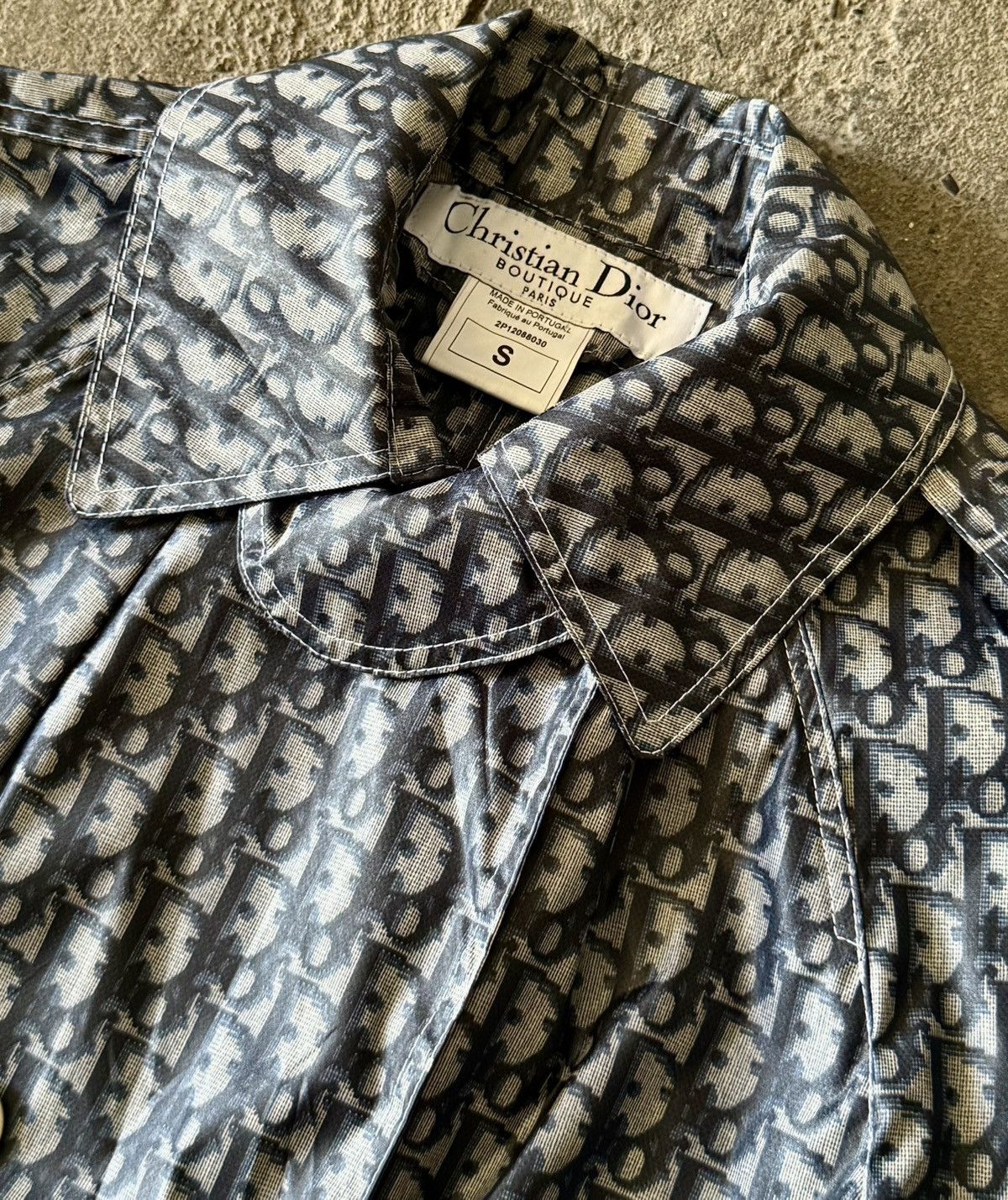Dior × John Galliano Dior - John Galliano - SS2002 - Diorissimo Monogram Coat Size S / US 4 / IT 40 - 5 Thumbnail