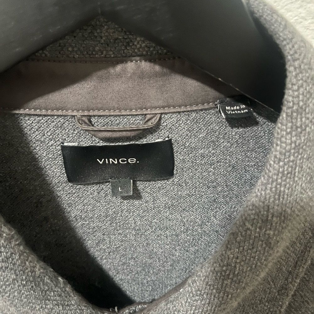 Vince Vince Double-Knit Cotton-Blend Piqué Shirt Jacket. Size US L / EU 52-54 / 3 - 5 Thumbnail