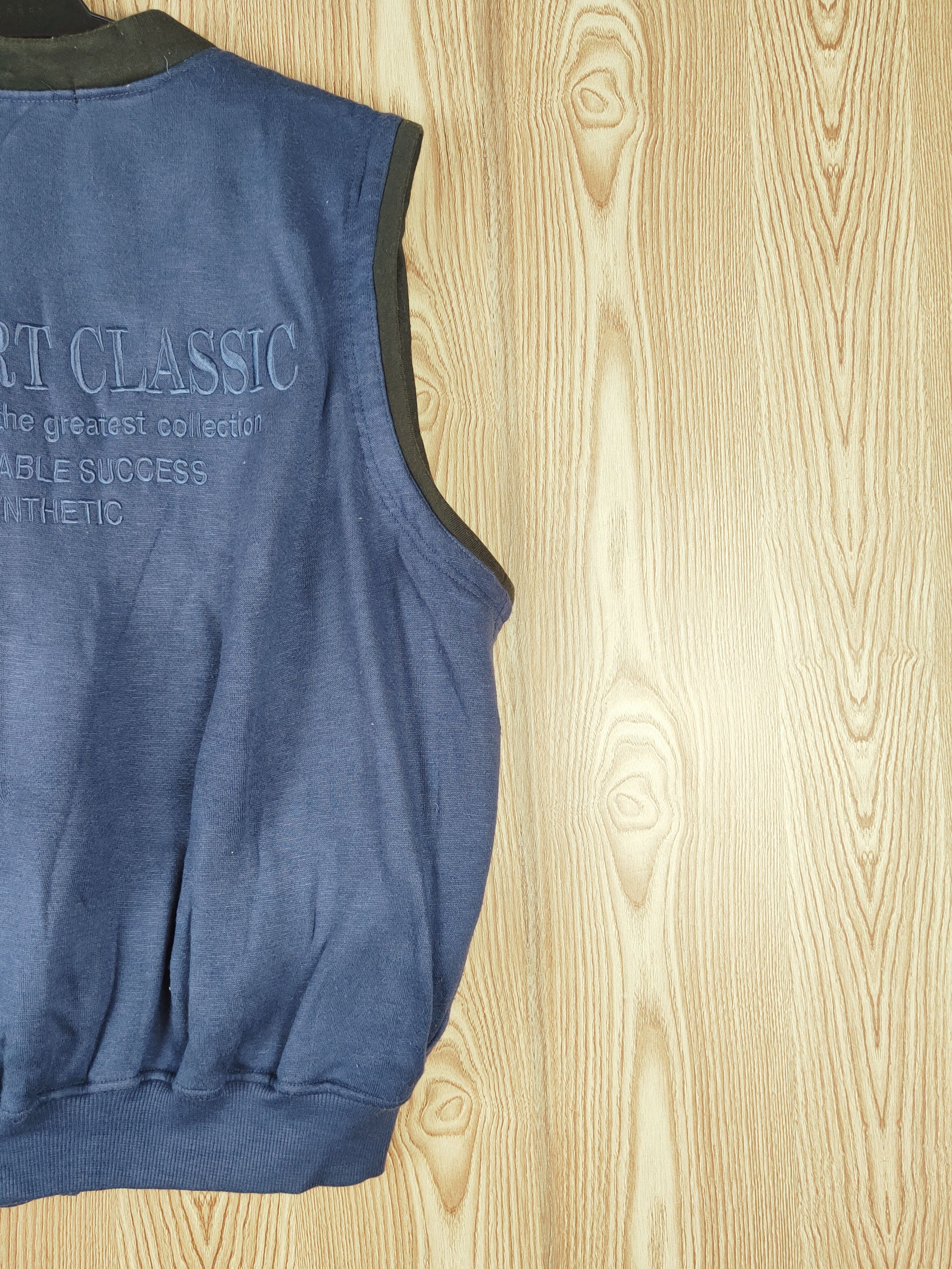 Japanese Brand × Vintage Vintage Faded Synthetic Navy Vests Size US L / EU 52-54 / 3 - 10 Thumbnail