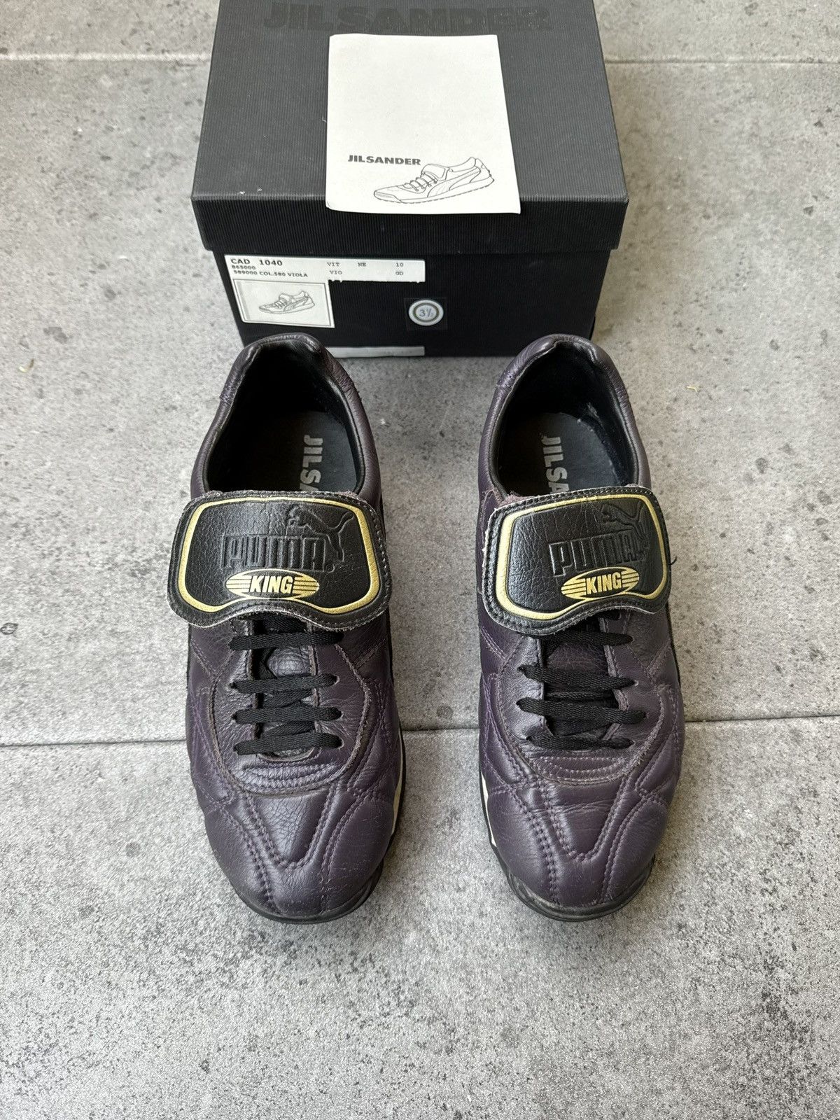 Jil Sander × Puma Vintage 00s Speedcat Puma x Jil Sander King Sneakers Leather Size US 6 / IT 36 - 3 Thumbnail