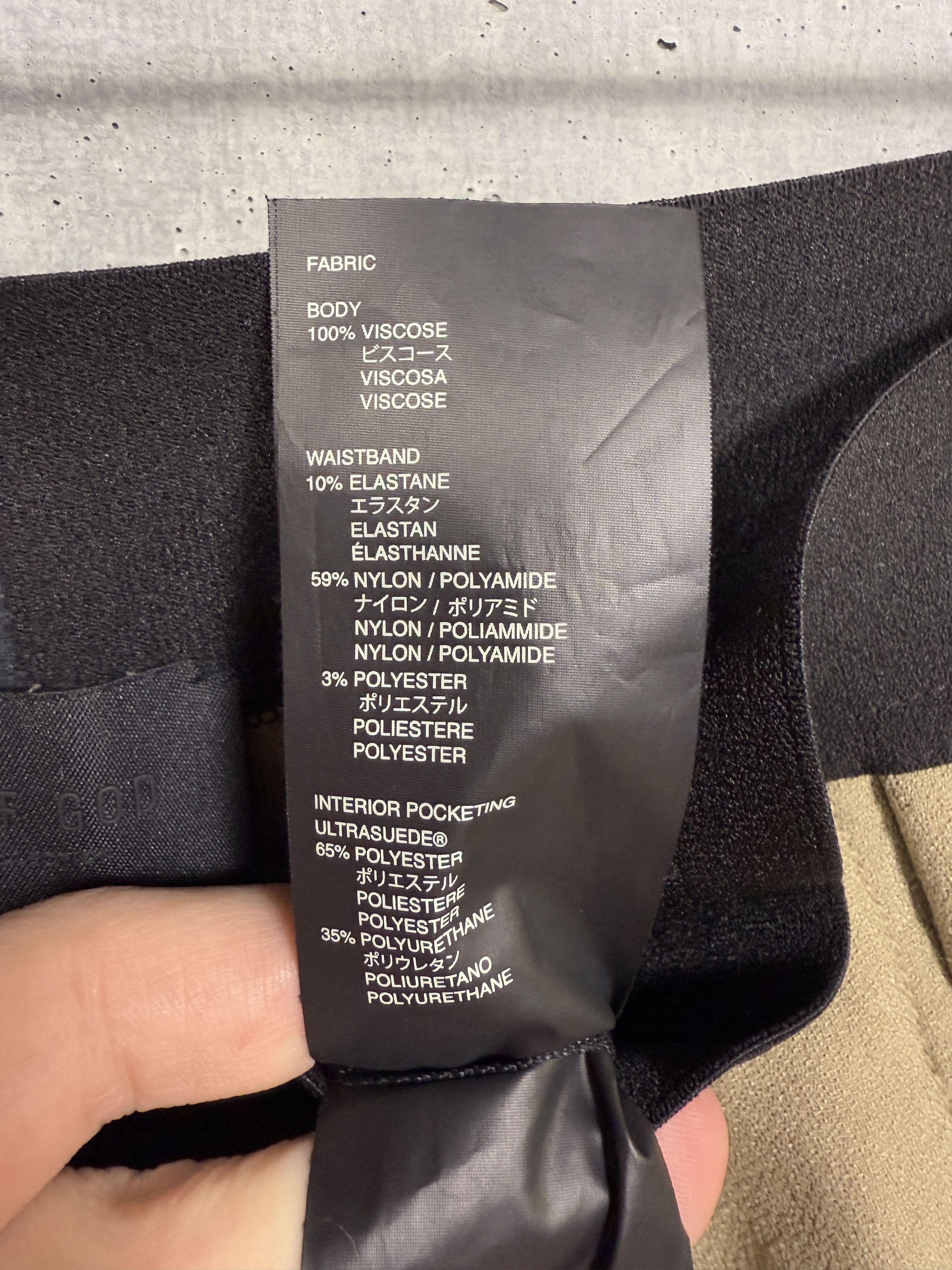Fear of God Fear of God 7th XL Everyday Straight Leg Crepe Pants Size US 38 / EU 54 - 11 Thumbnail