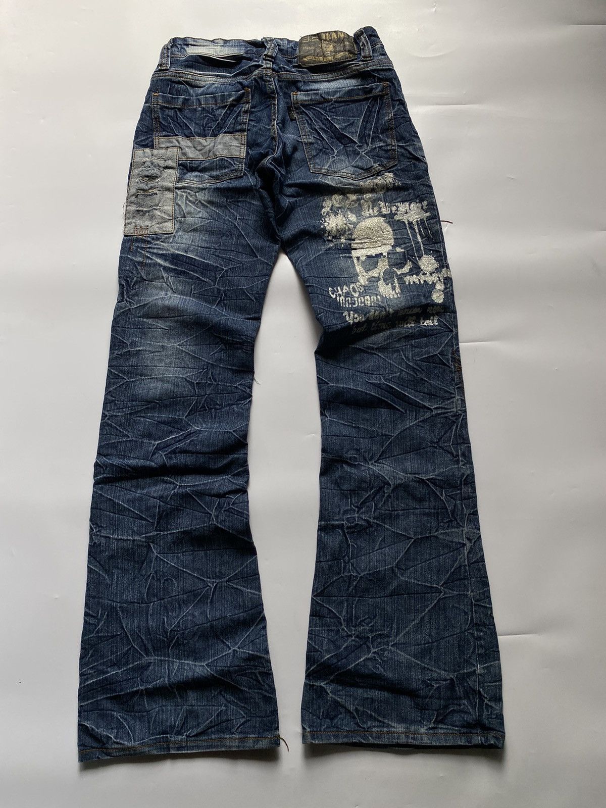 If Six Was Nine × Japanese Brand × Le Grande Bleu (L.G.B.) Flared distressed A.5 jeans japanese brand style Size US 28 / EU 44 - 2 Thumbnail