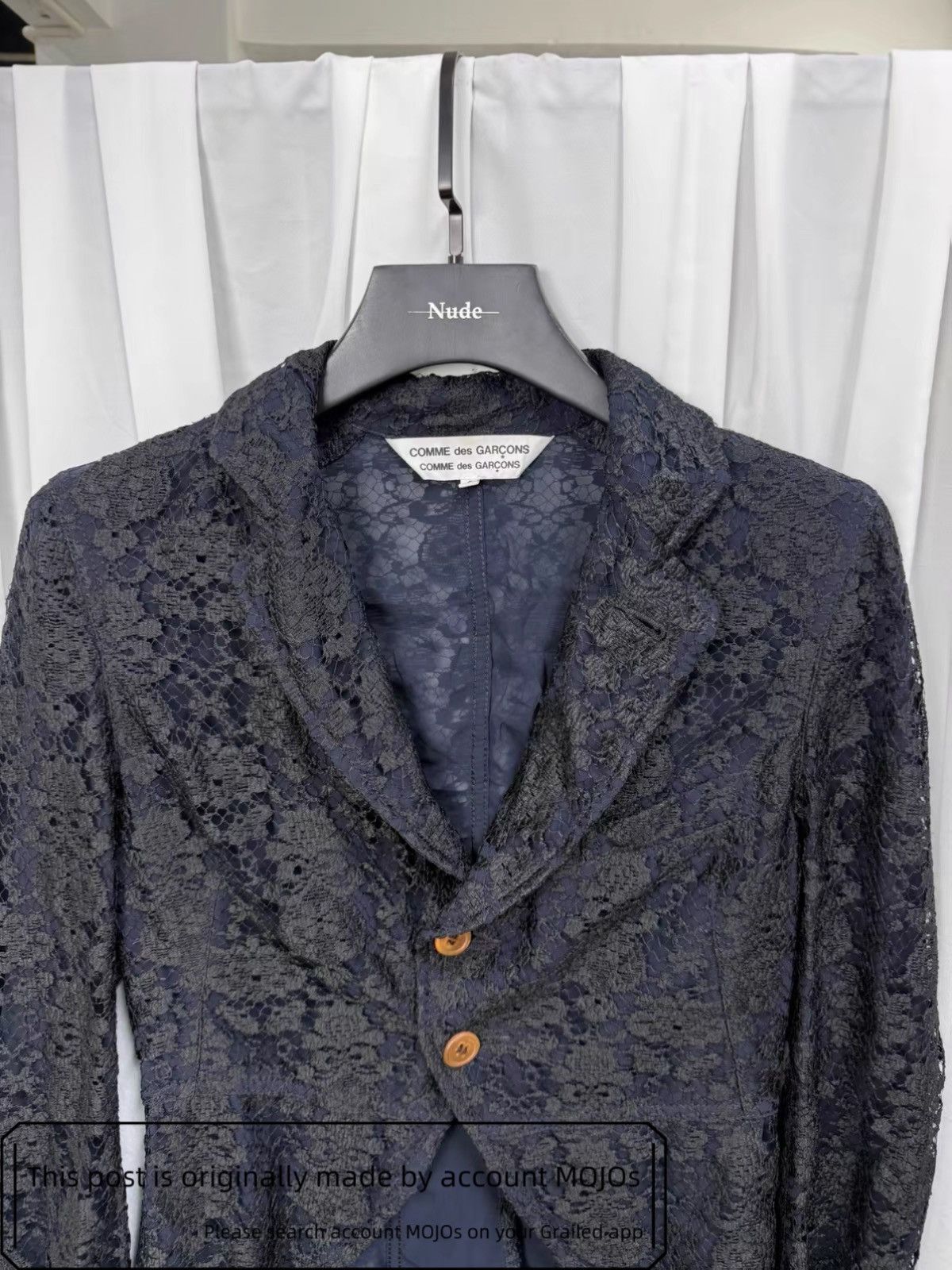 Comme des Garcons Sz S Comme Des Garcons Lace Layer Blazer mojos1824 Size US S / EU 44-46 / 1 - 5 Thumbnail