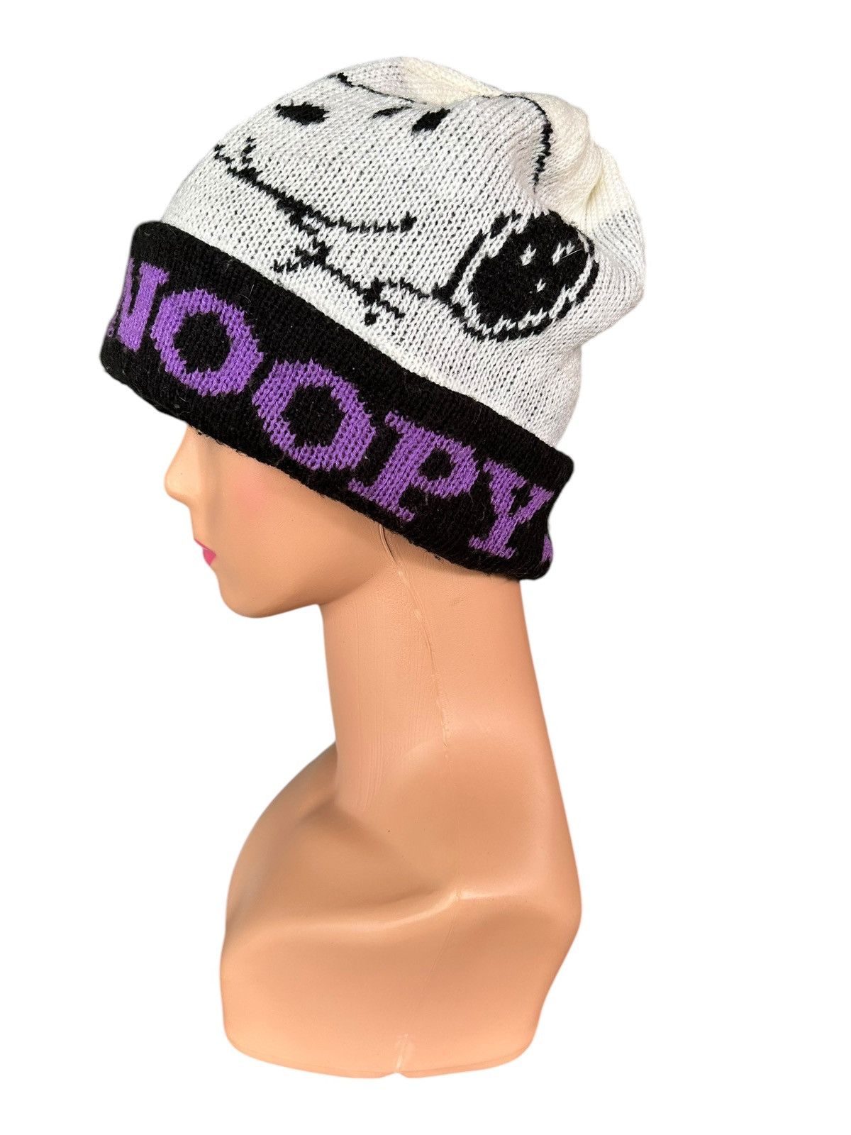 Japanese Brand × Kapital × Vintage Vintage Snoopy Big Logo Beanie Hats Size ONE SIZE - 2 Thumbnail