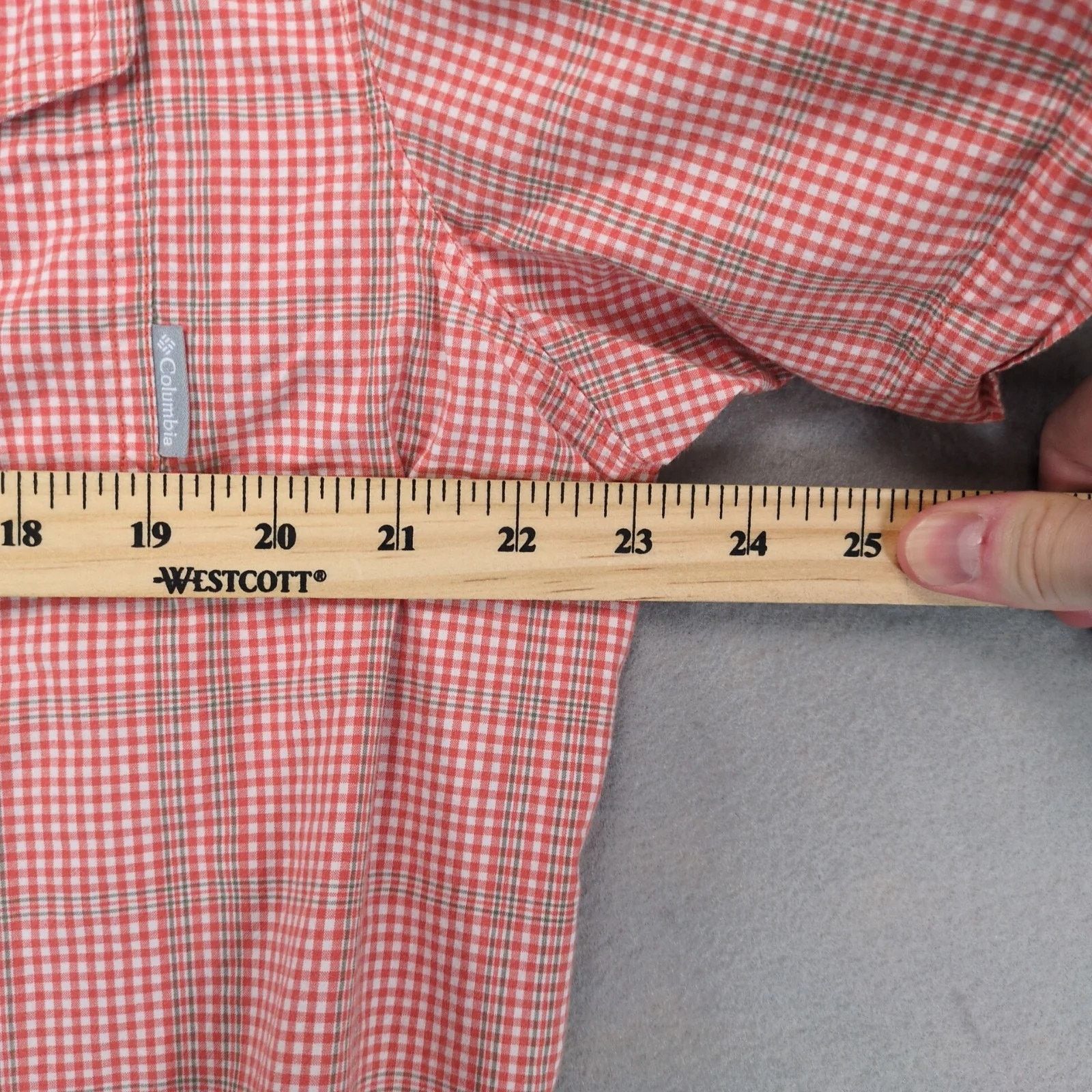 Columbia Columbia Sportswear Orange Plaid Button Up Shirt Men's XL Size US XL / EU 56 / 4 - 5 Thumbnail
