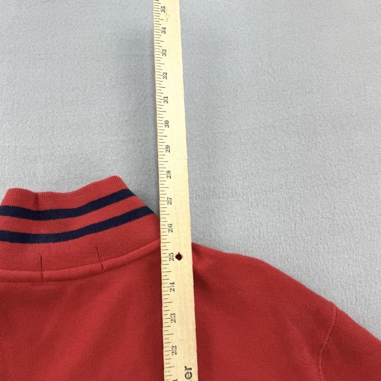 Polo Ralph Lauren Polo Ralph Lauren Sweatshirt Mens M Red 1/4 Zip Mock Neck Pullover Logo Sweatshirt Size US M / EU 48-50 / 2 - 6 Thumbnail