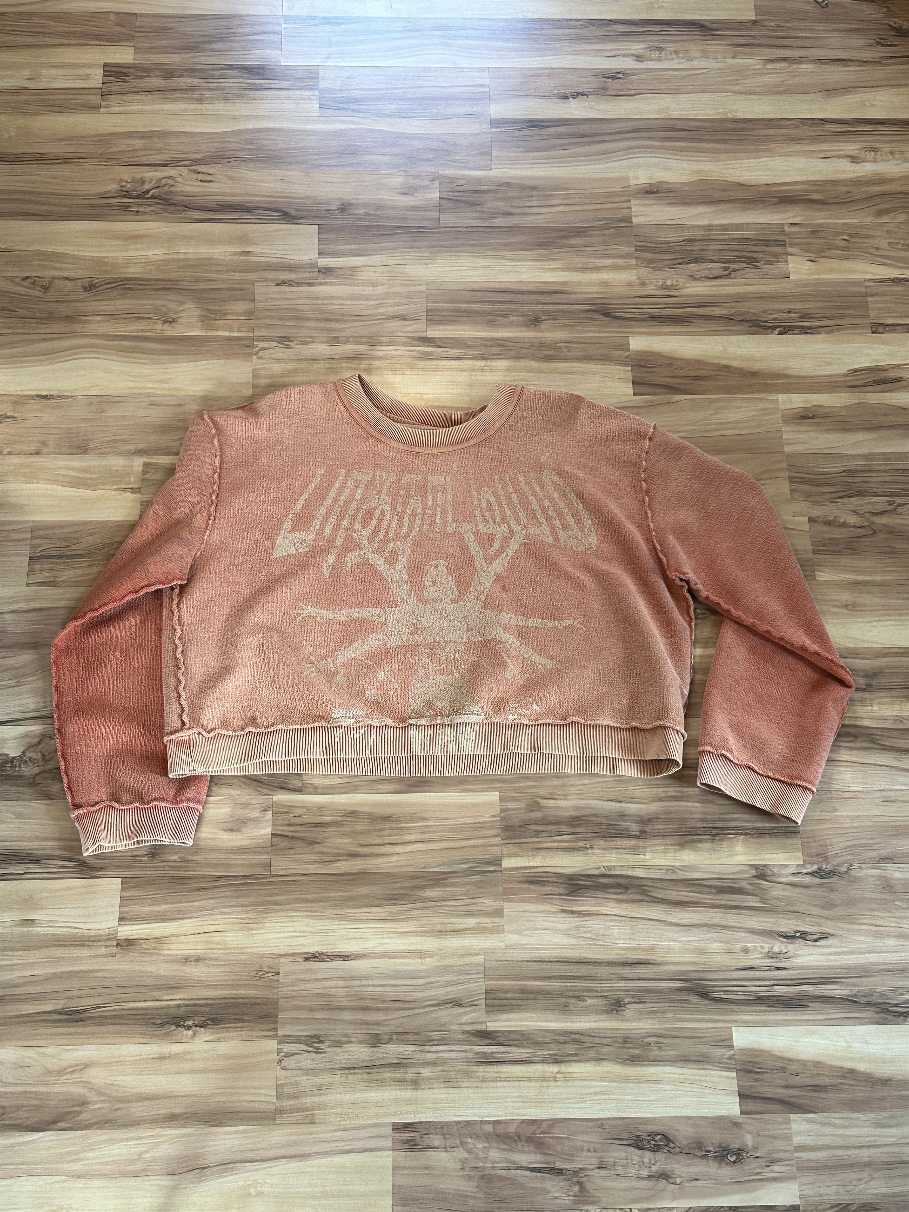 Sangiev Sangiev Orange Reversible Bharatanatyam Cropped Sweatshirt Size US S / EU 44-46 / 1 - 1 Thumbnail