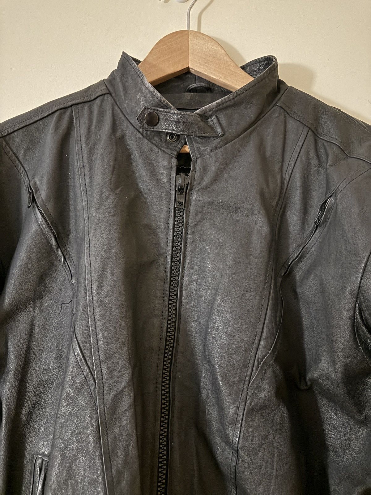 Vintage Vintage 3M Made in USA Leather Biker Jacket Size US S / EU 44-46 / 1 - 4 Thumbnail
