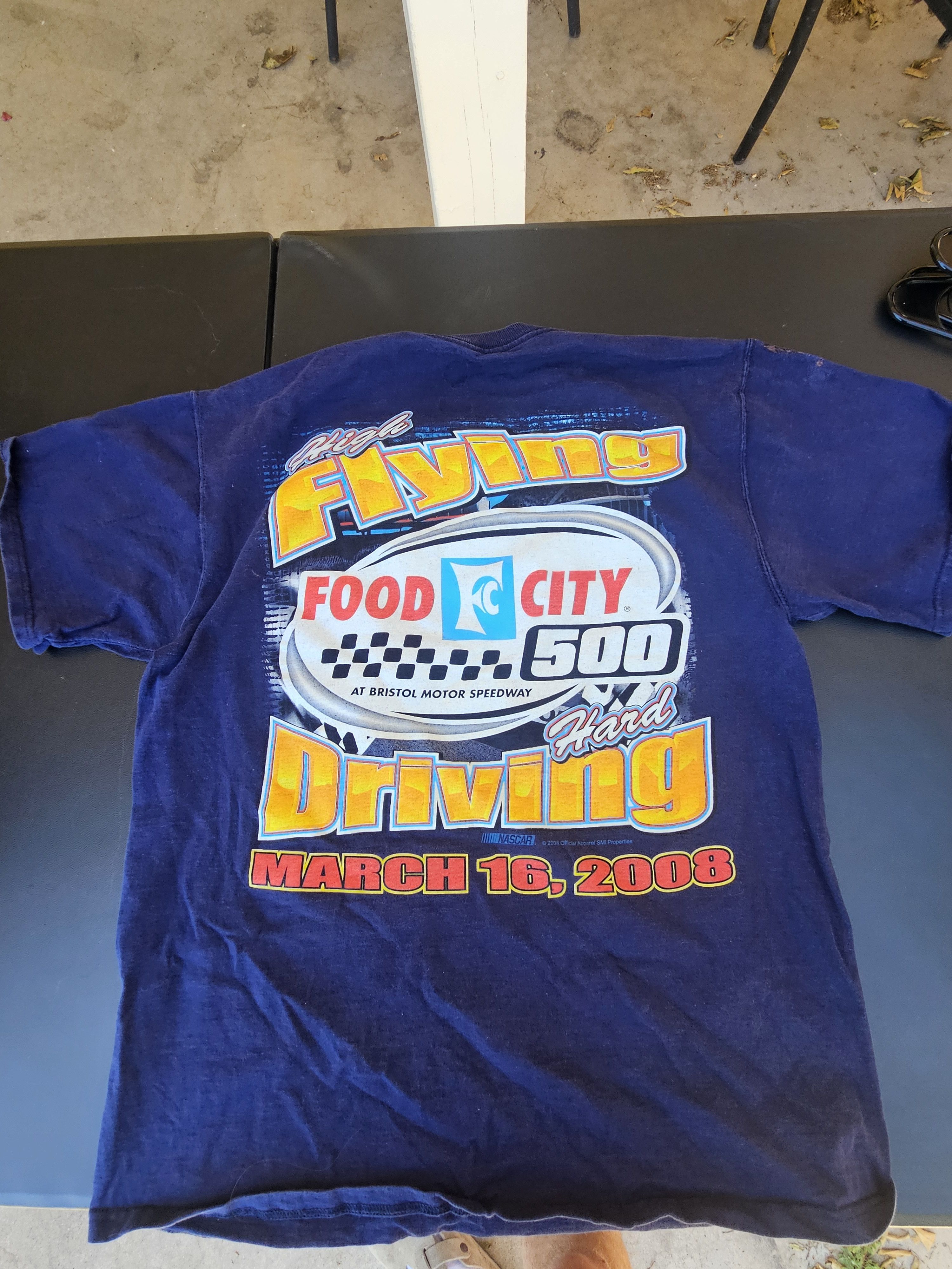 NASCAR Bristol Motor Speedway Food City 500 Y2K Nascar Tee Size US L / EU 52-54 / 3 - 2 Thumbnail