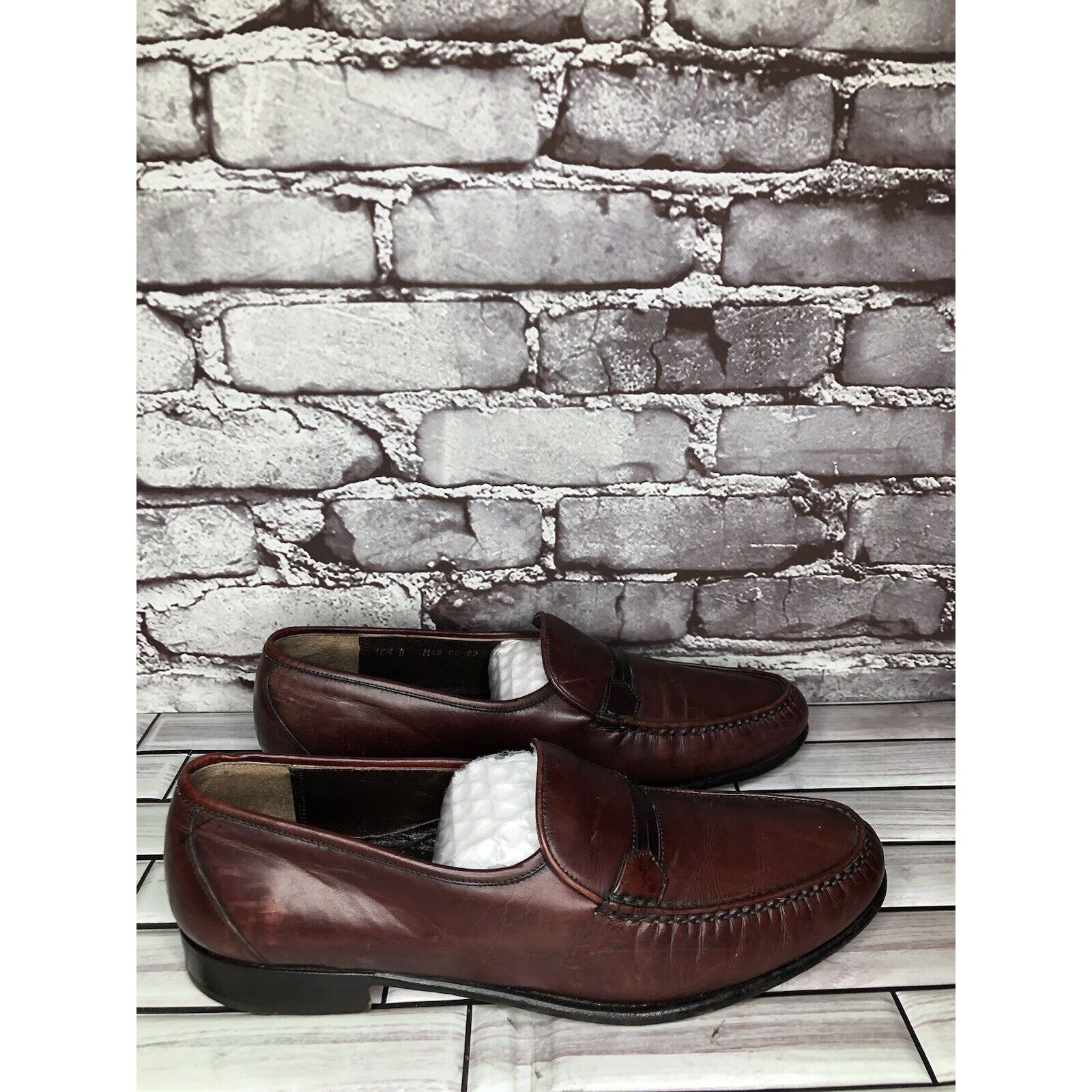 E.T. Wright E.T. Wright 1876 Brown Leather Loafers Slip On Dress Shoes M Size US 10.5 / EU 43-44 - 19 Thumbnail